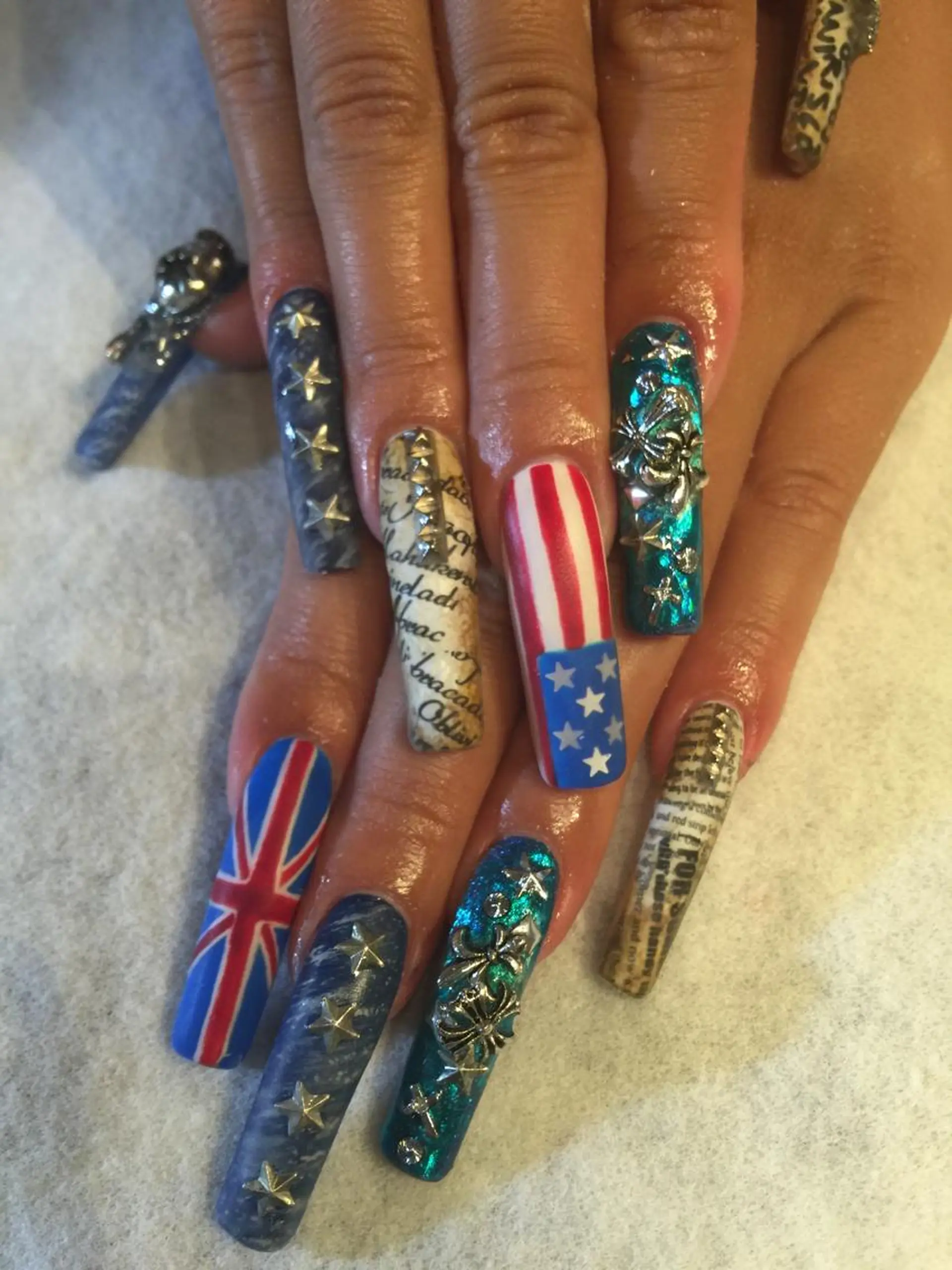 ネイル スカルプネイル chatblanc ♡のネイルデザイン