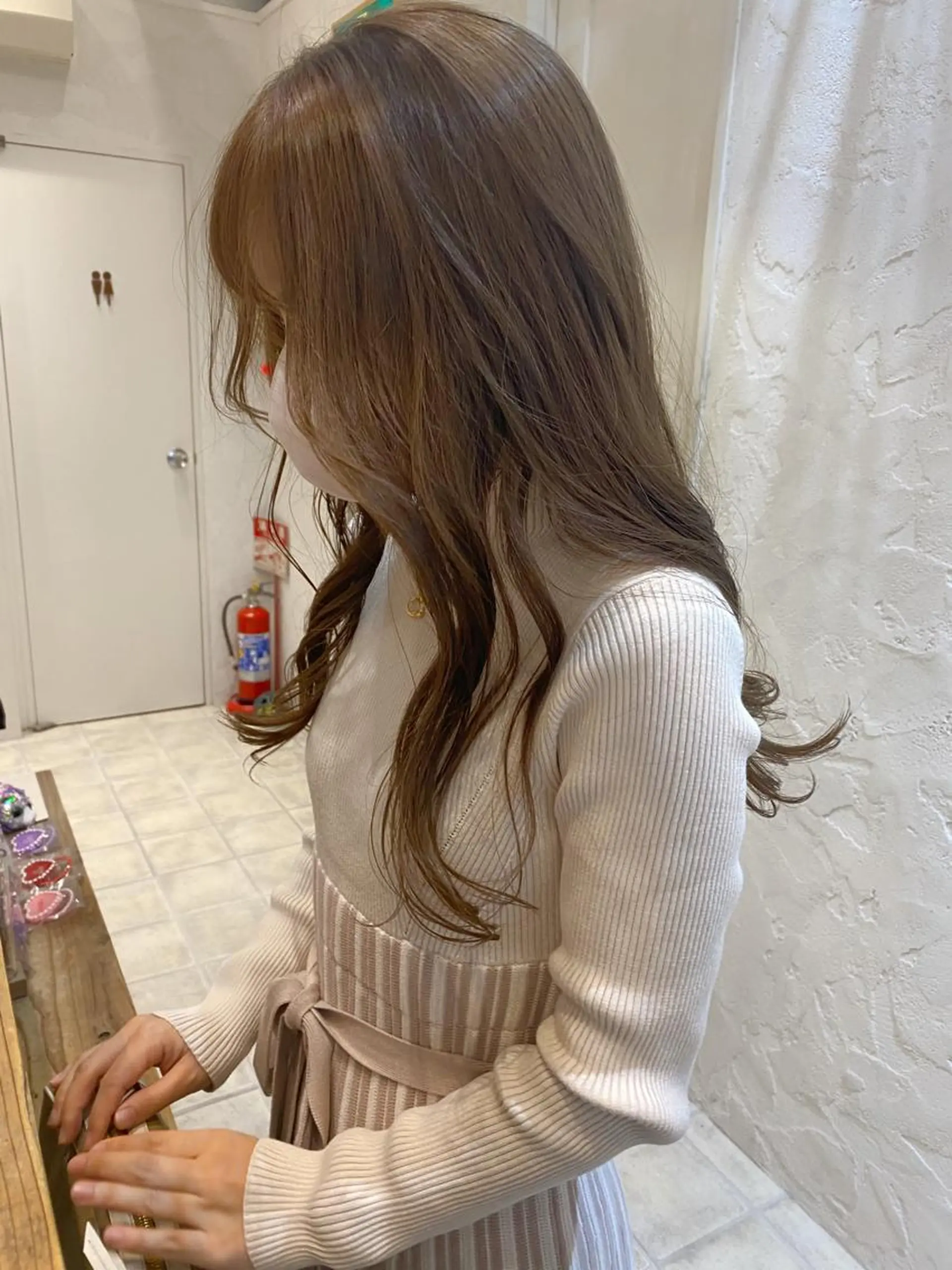 ロング カラー ベージュカラー 透明感カラー 髪質改善 🌟アレンジが似合う カラー🌟Rumiのヘアスタイル