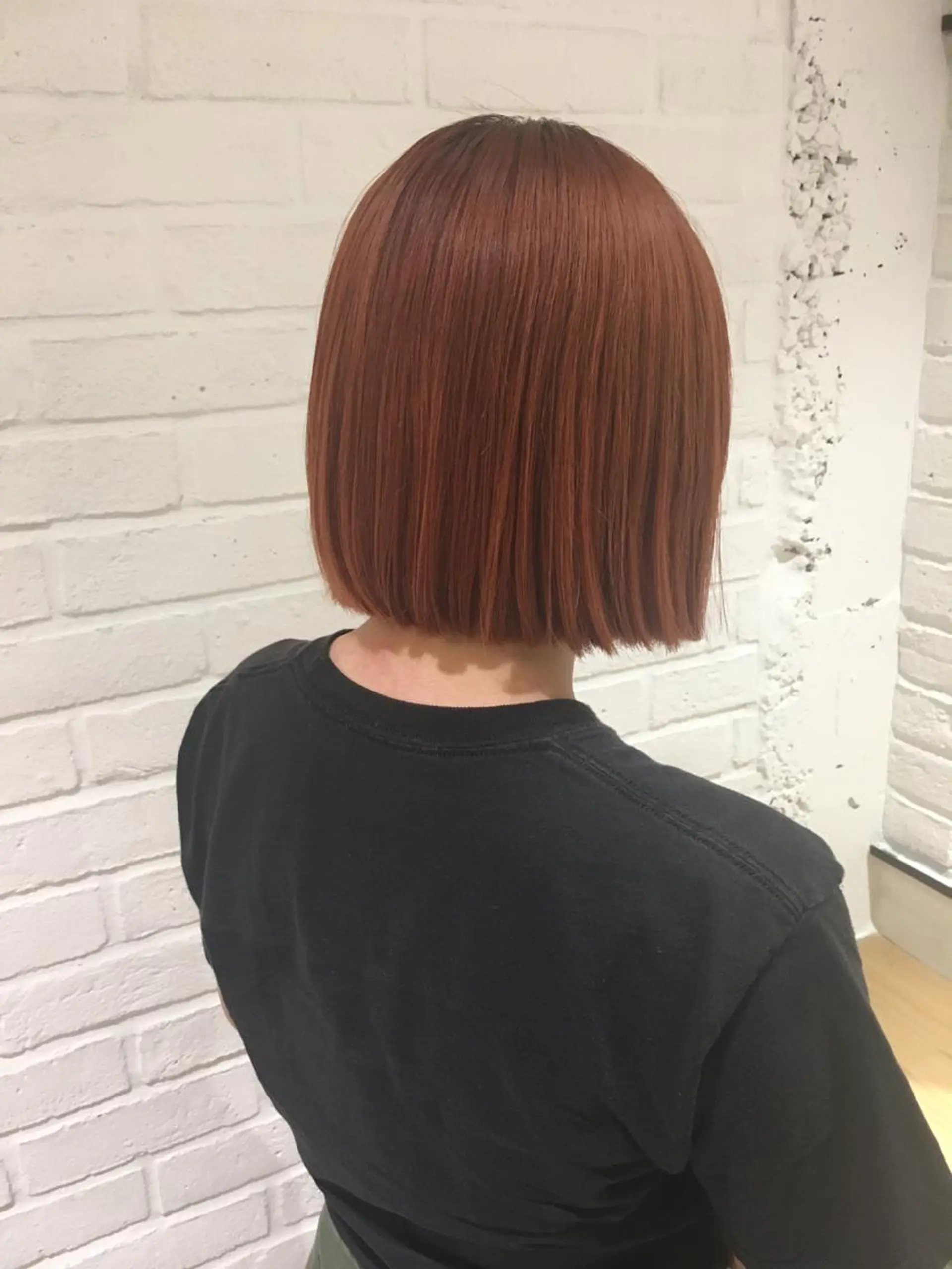 ショート ハイライト ヘアカラー フジサキ ケンのヘアスタイル