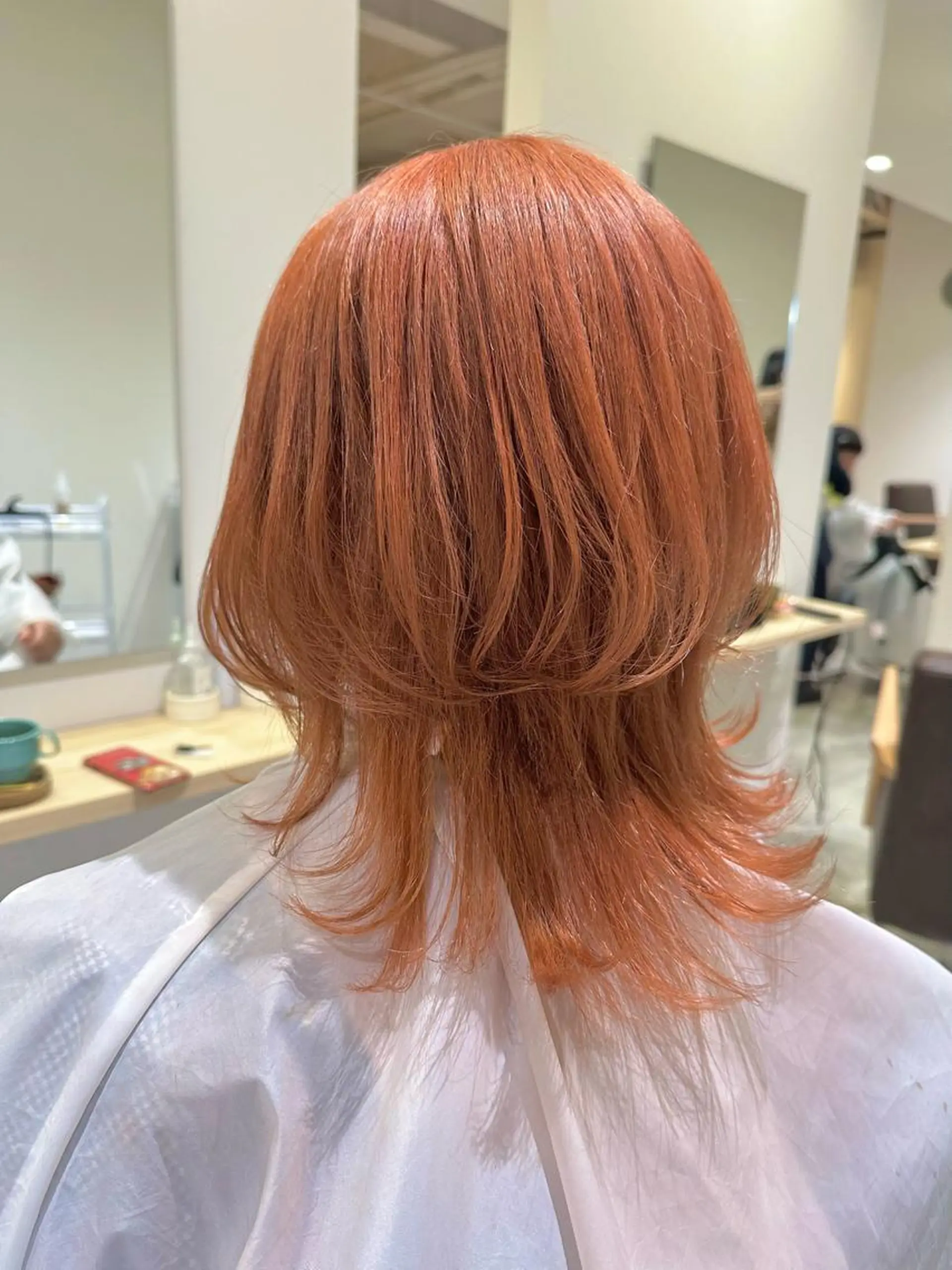 セミロング カラー ヘアアレンジ Design Color🐰アユミのヘアスタイル