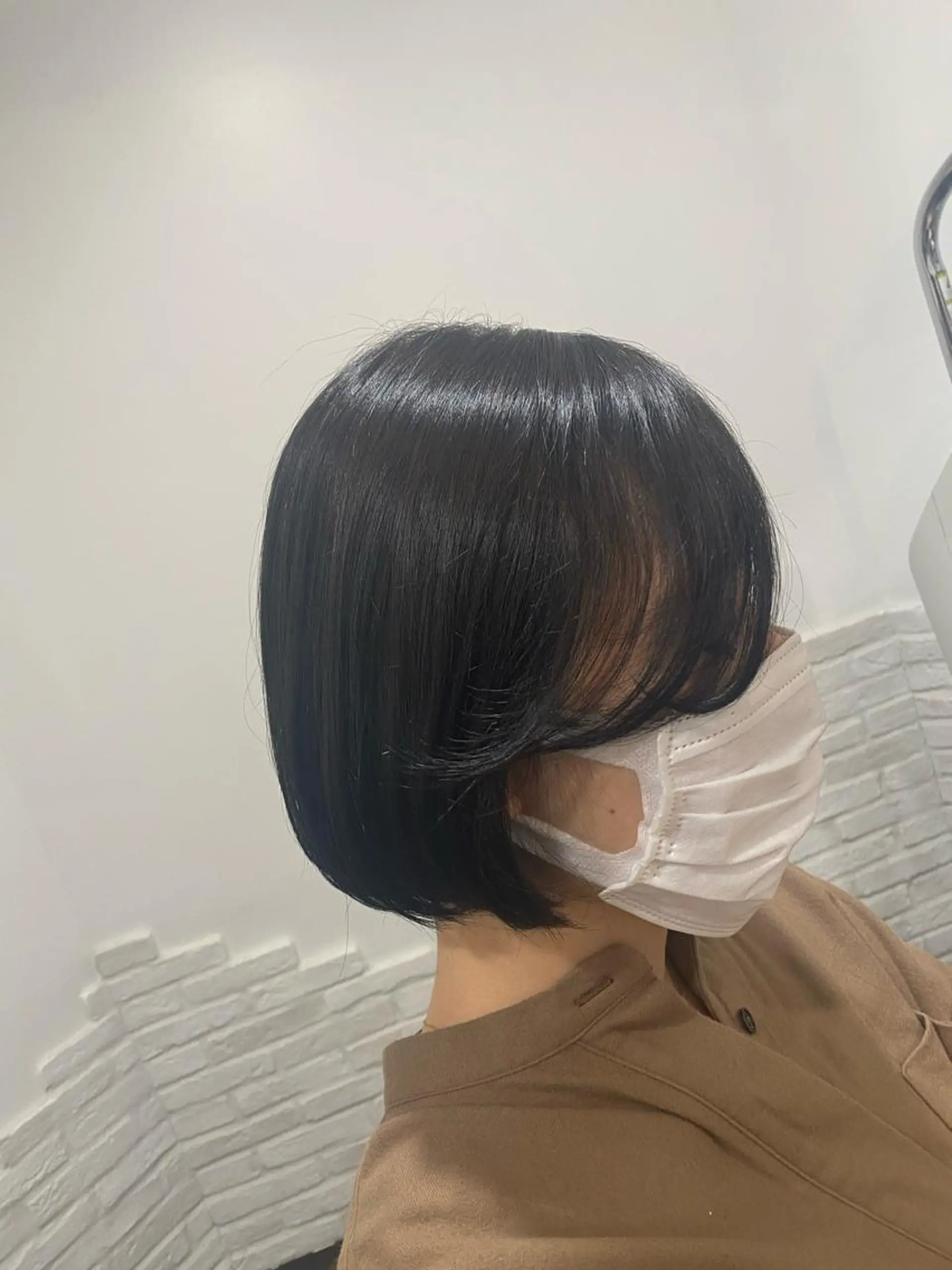 ショート カラー オリーブグレー パーマモデル募集中 渥美翔人のヘアスタイル