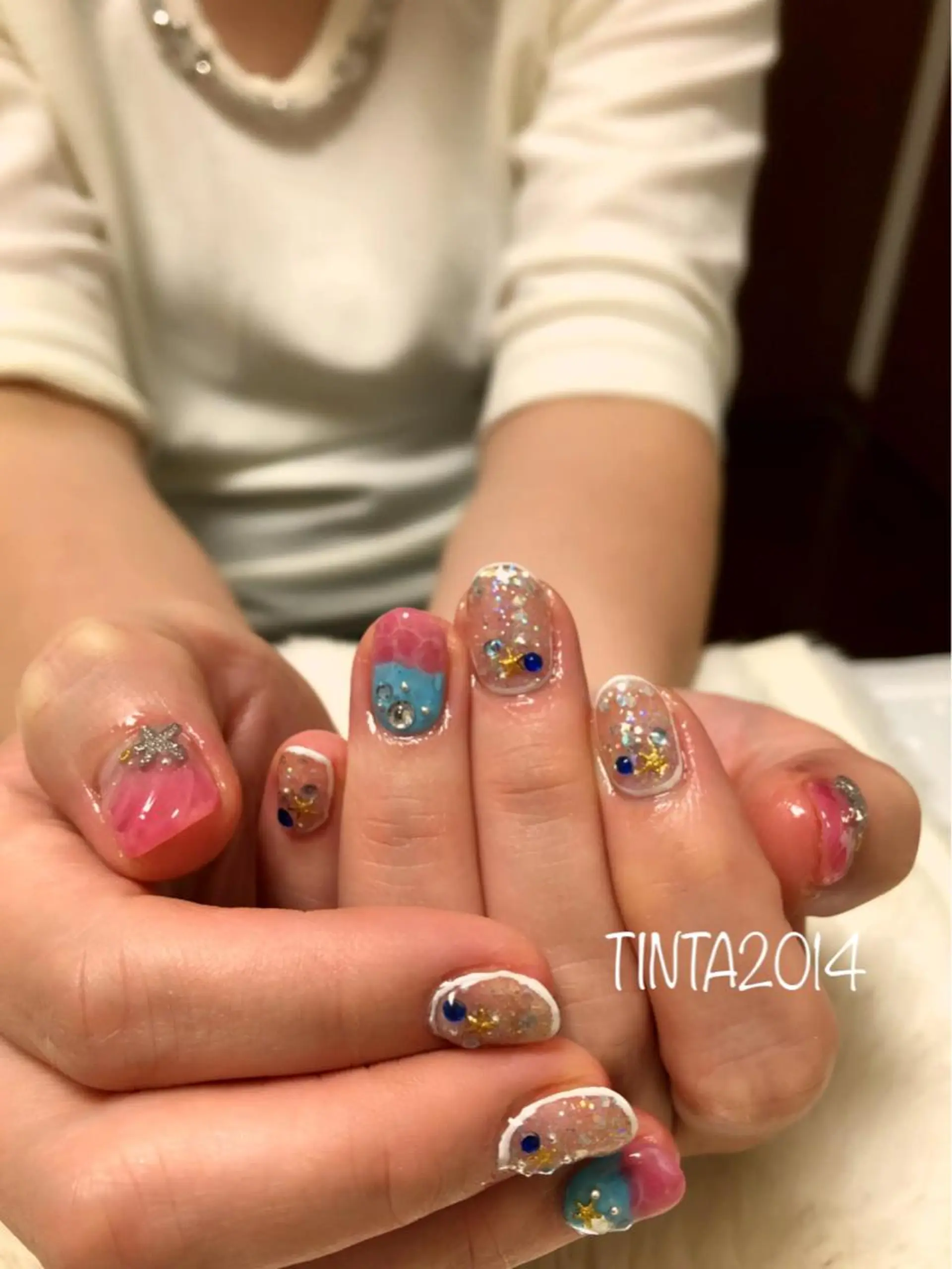 ネイル 夏ネイル 馬場 典子のネイルデザイン