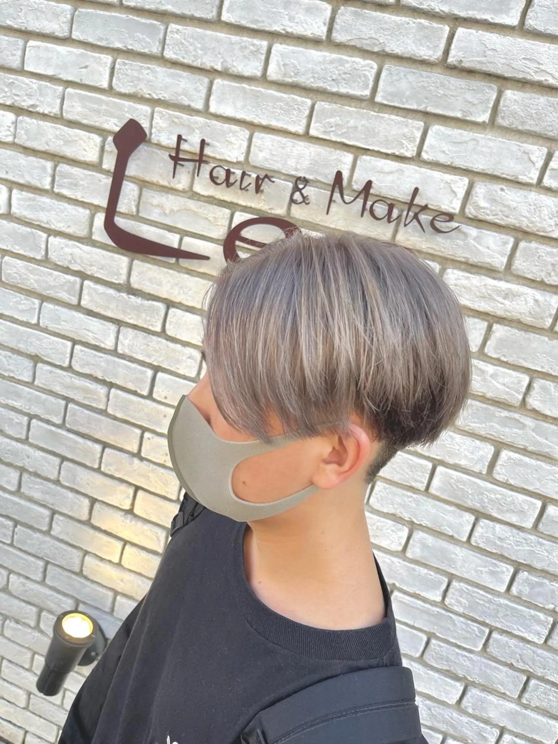 ロング カラー メンズ ヘアカラー トリートメント 六反 仁哉のヘアスタイル