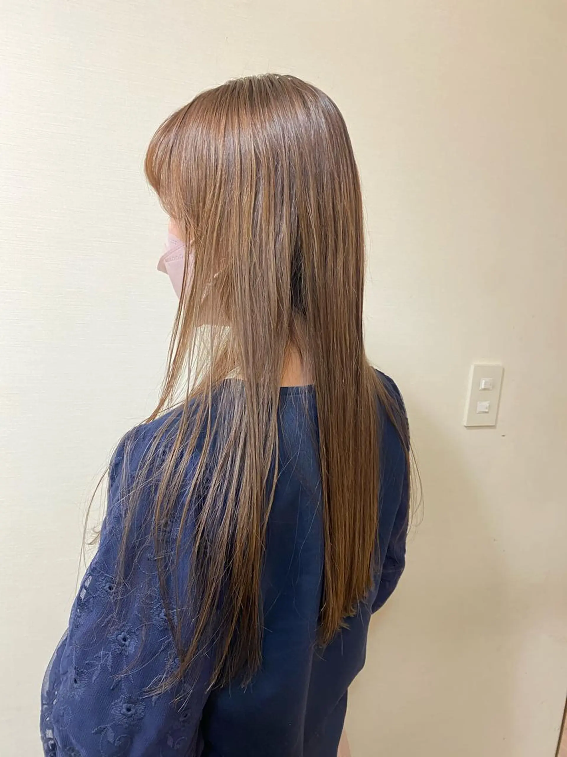 ロング カット ヘアカラー スタジオノル パーマ🌀あやなのヘアスタイル