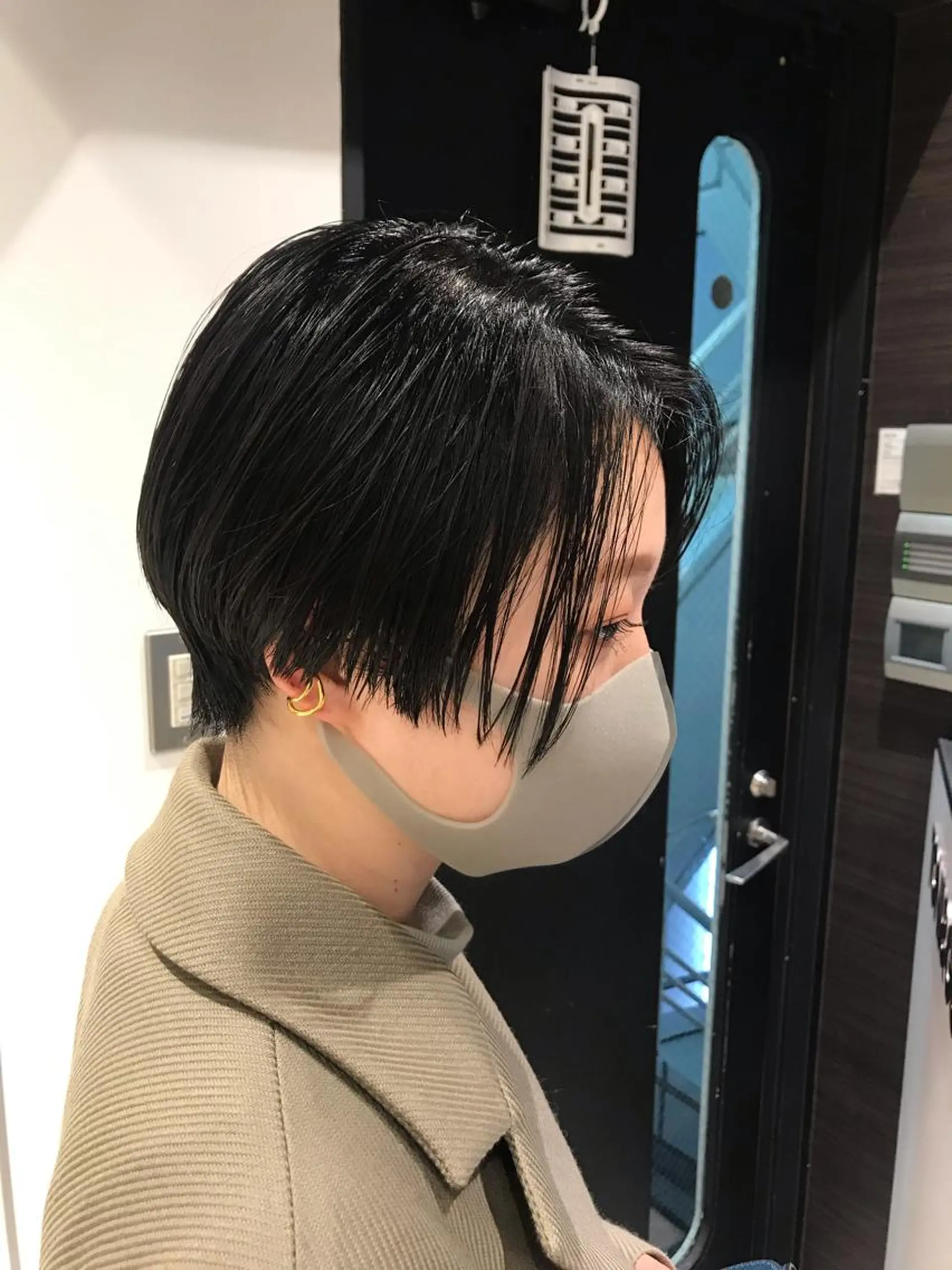 ショート クロスパーマ松永裕久 似合わせカットのヘアスタイル