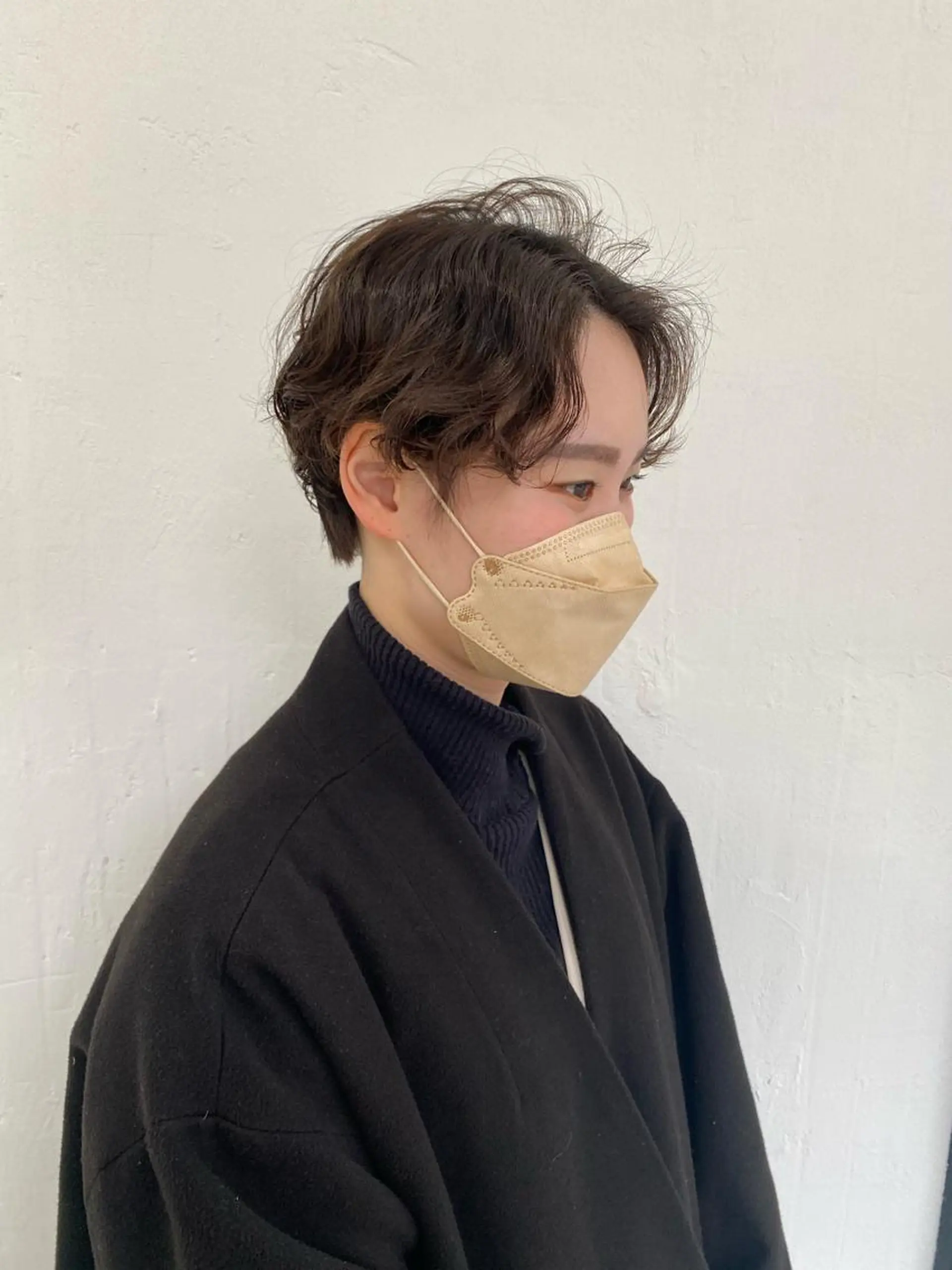 ショート パーマ カット パーマ トリートメント パーマ、髪質改善 菊地美月のヘアスタイル