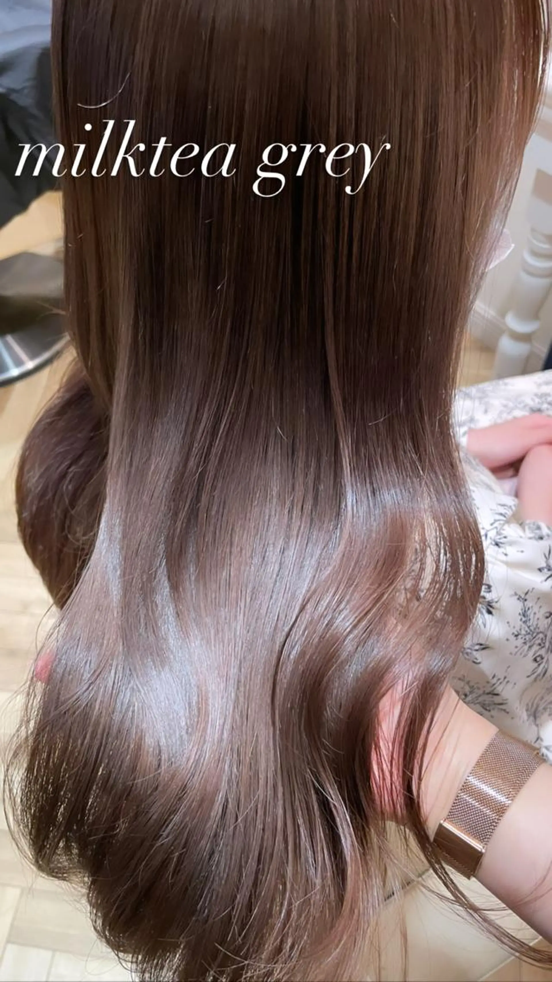 ロング カット ヘアカラー トリートメント 💖レイヤー×美髪 💖momoのヘアスタイル