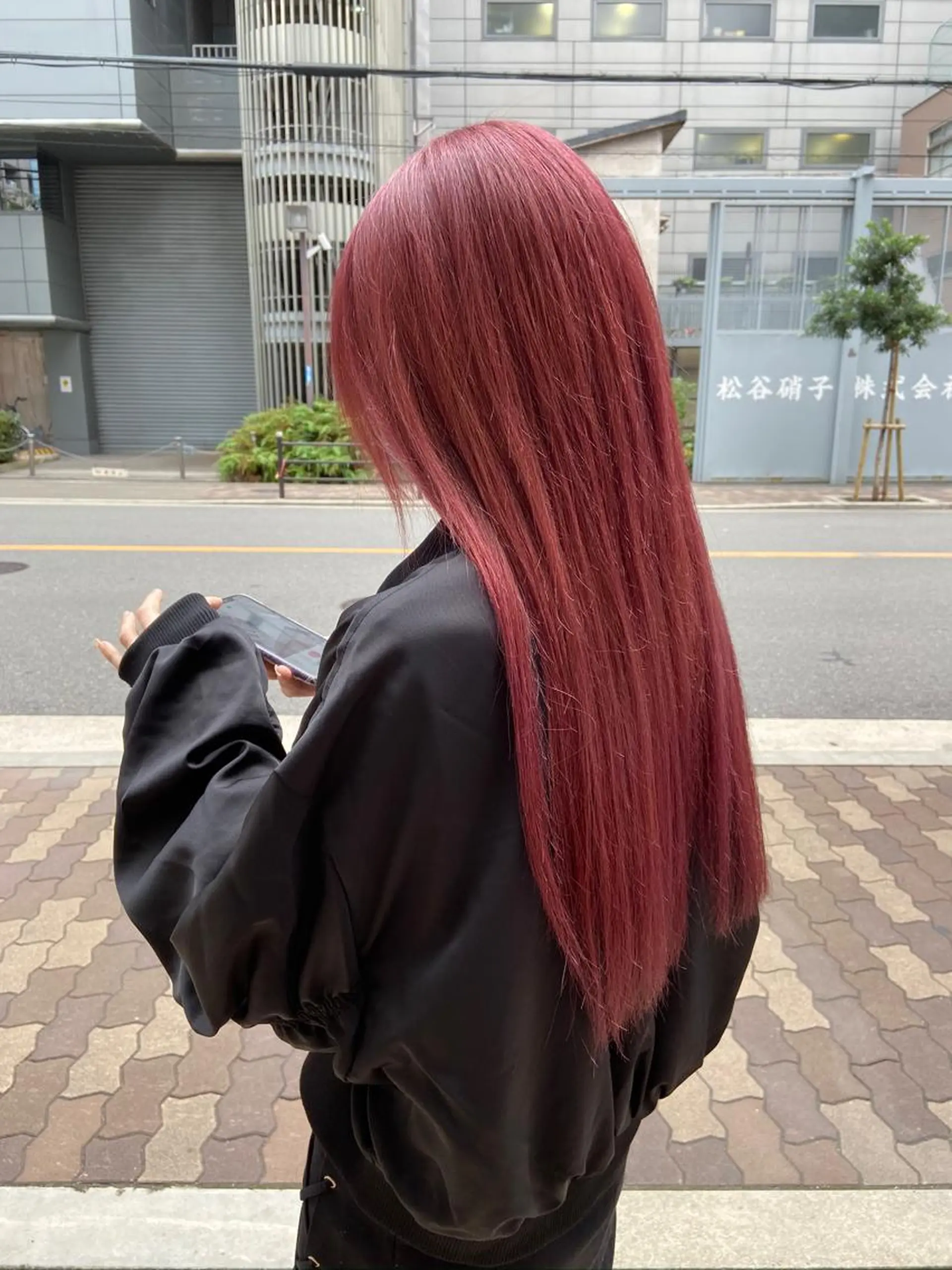 ロング カラー ヘアアレンジ カット ヘアカラー トリートメント WEG所属・韓国レイヤー/艶髪 WATSUKIのヘアスタイル