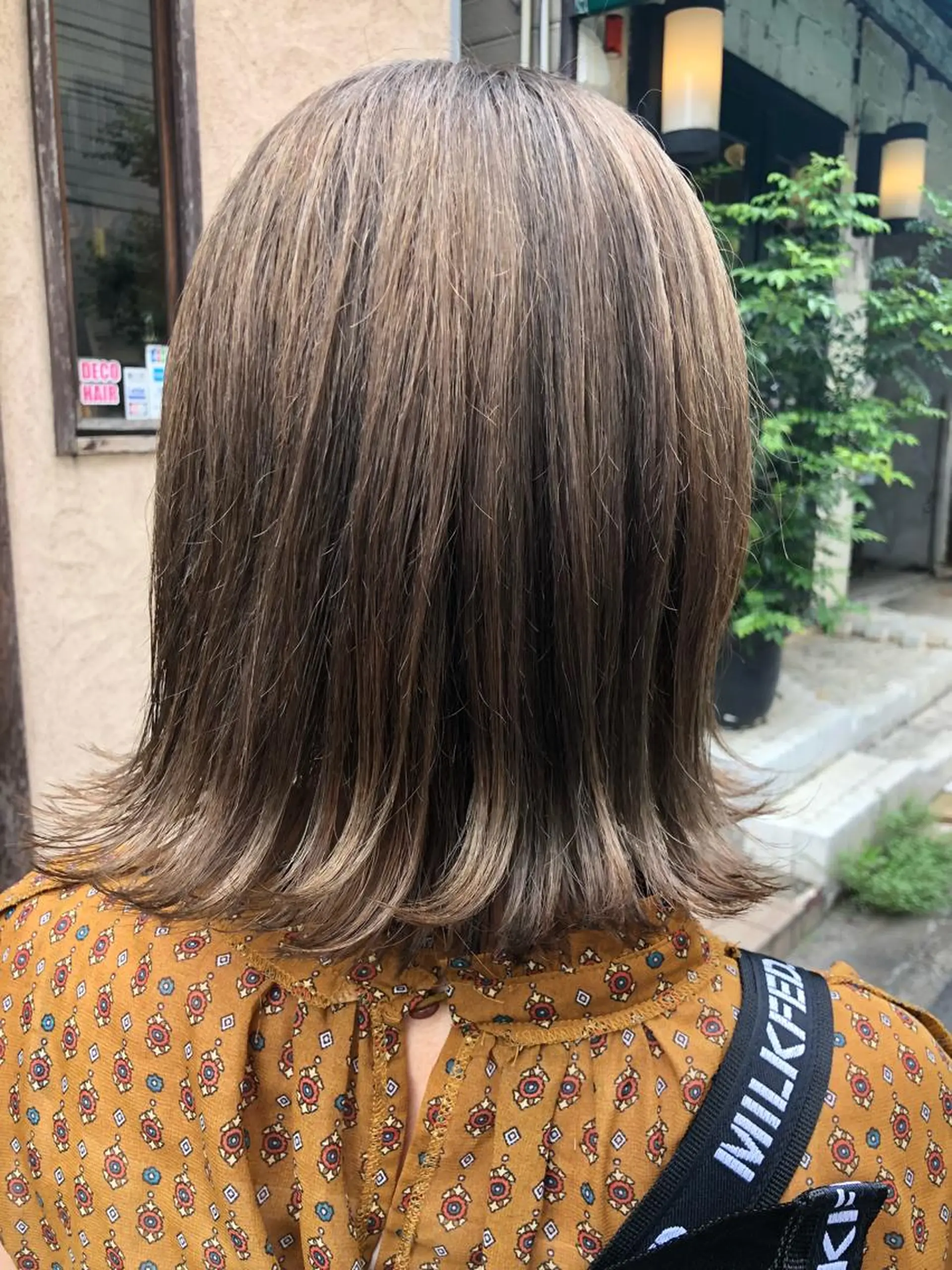 ミディアム カラー 國次 夕貴のヘアスタイル