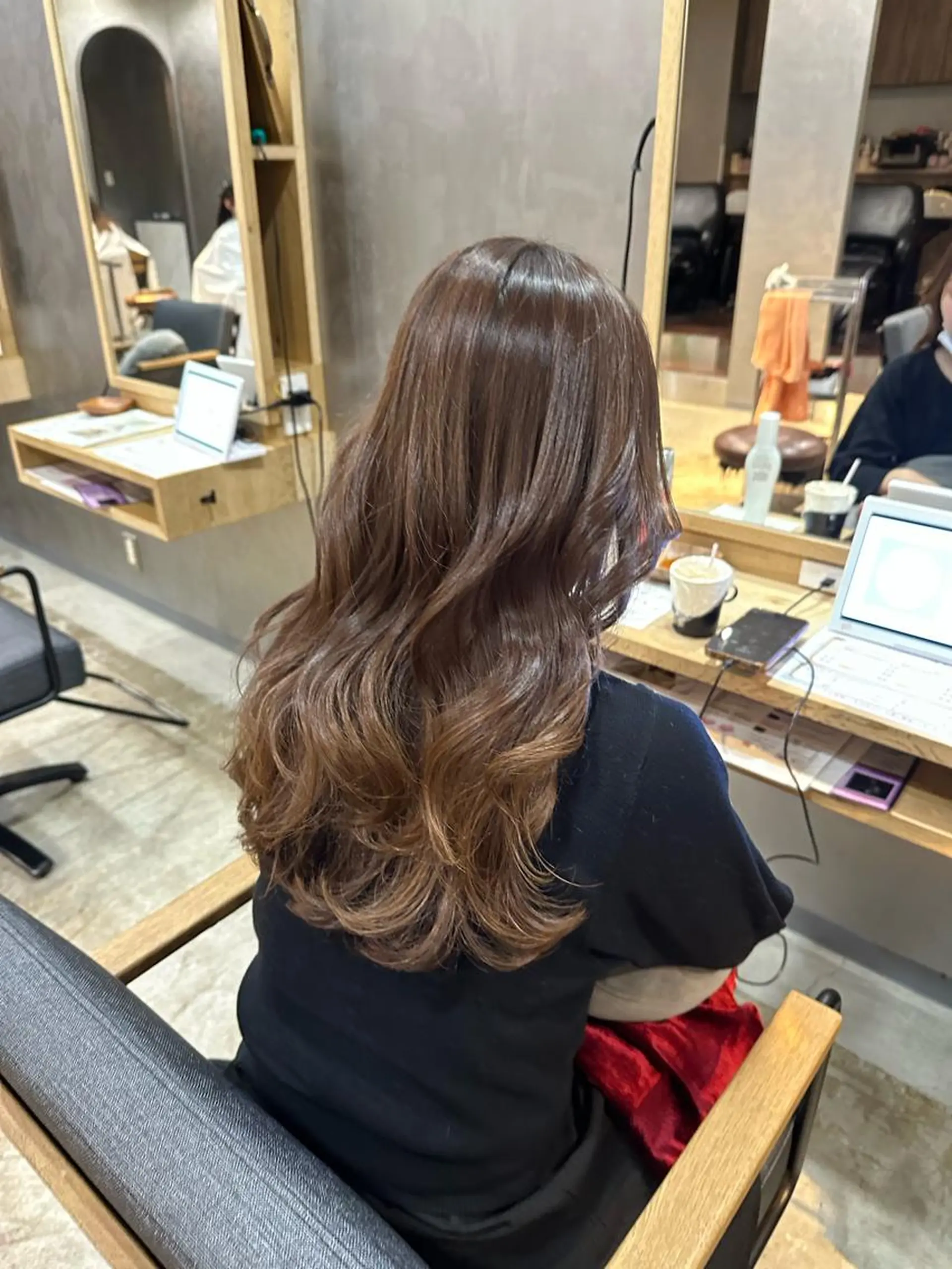 ロング カット ヘアカラー DAICHI inity心斎橋のヘアスタイル