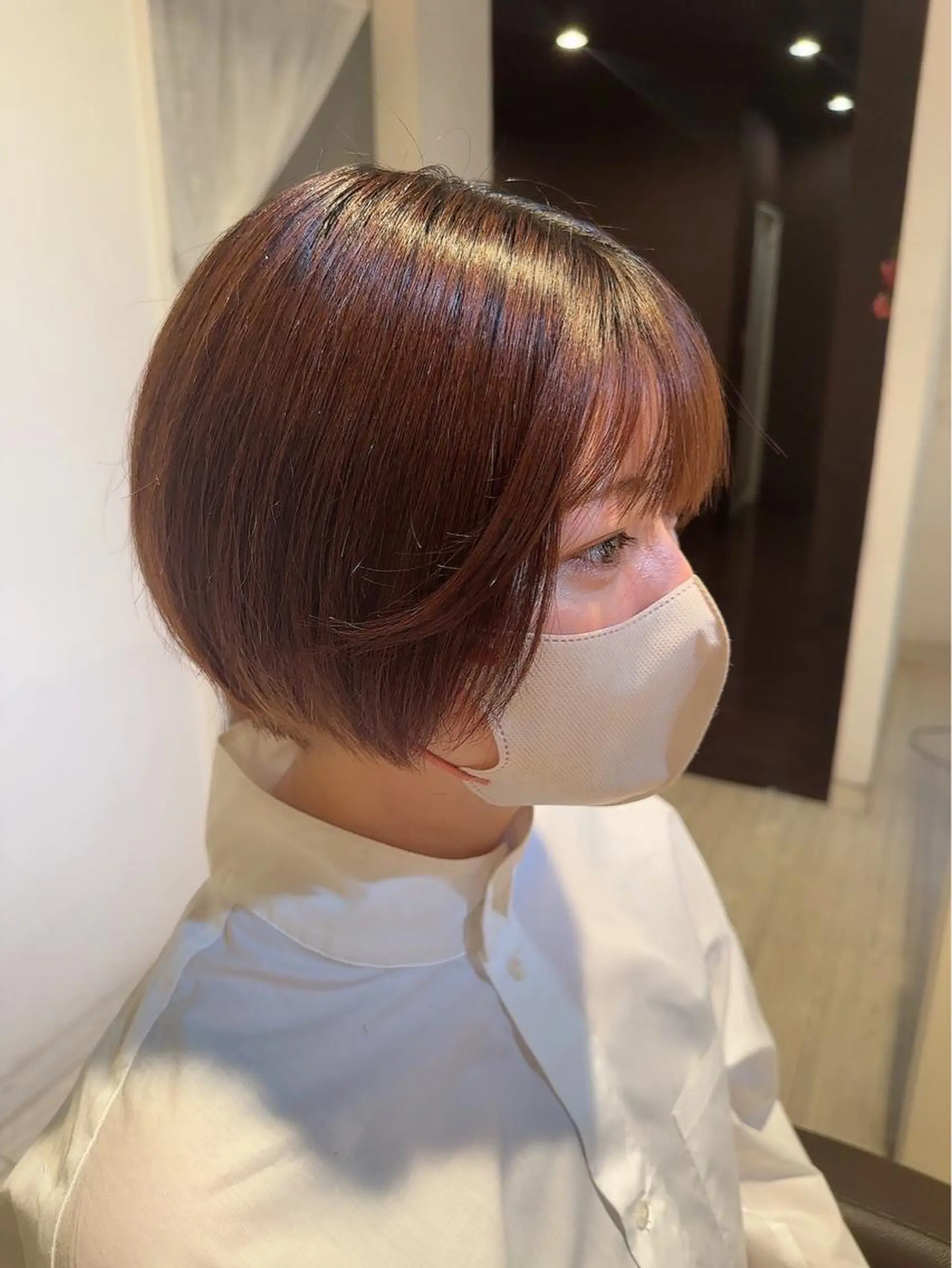 ショート 髪質改善&ストレート ✂︎鈴木青樹のヘアスタイル
