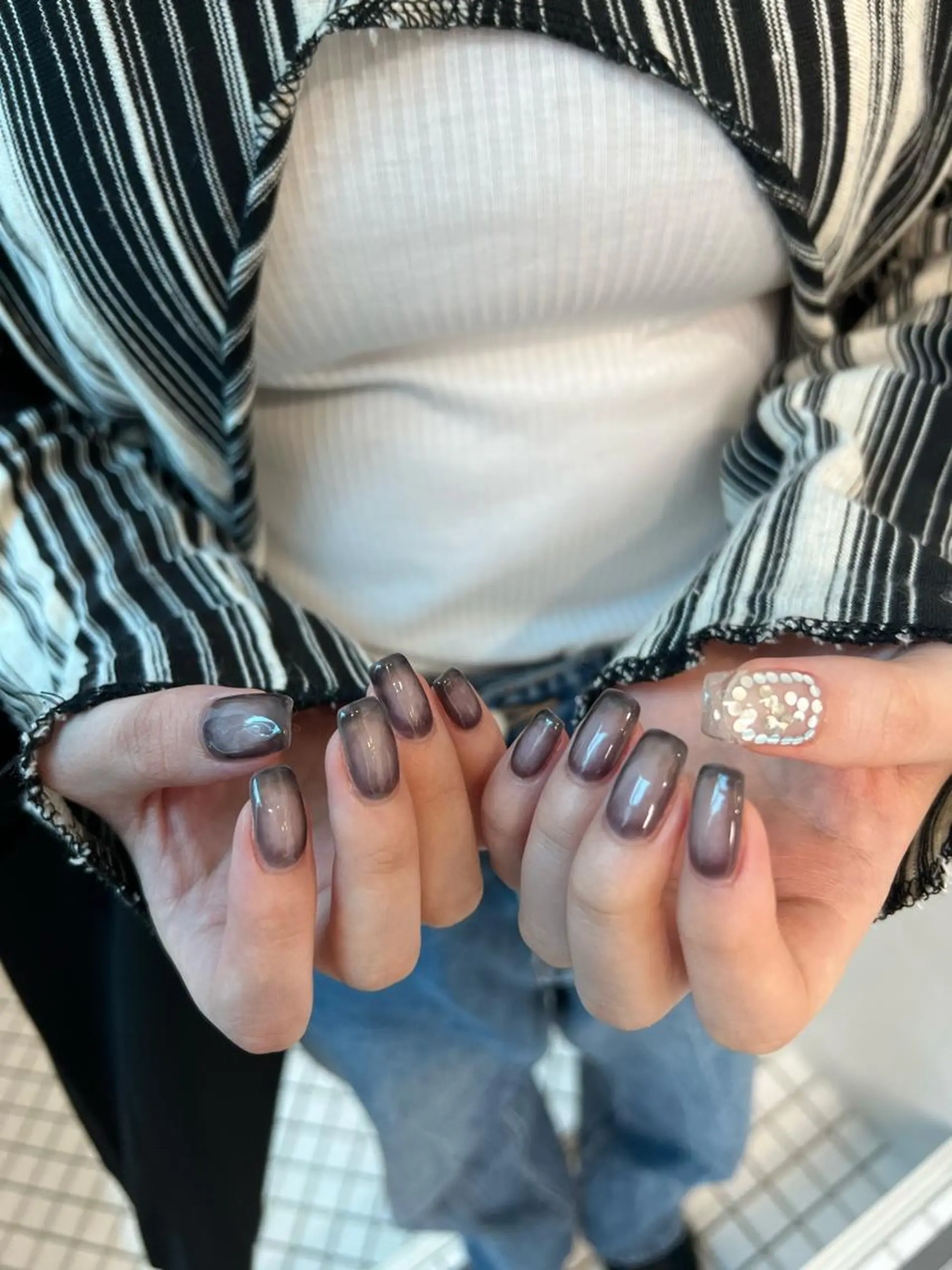 ネイル ハンドネイル 【韓国ヘア・ネイル】 HINATA🍒のネイルデザイン