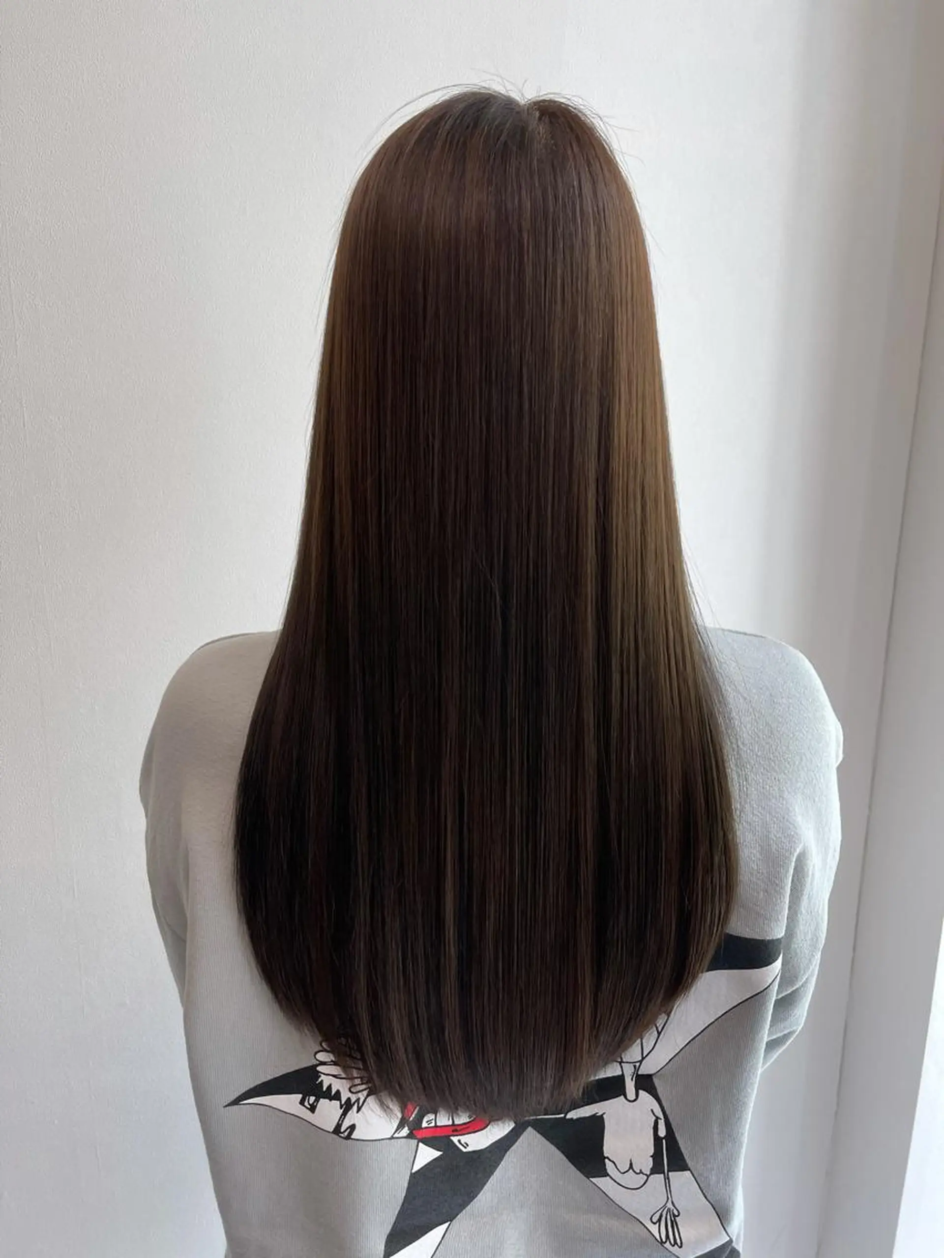 ロング 髪質改善 カット 縮毛矯正 biscohair 髪にドラマを。のヘアスタイル