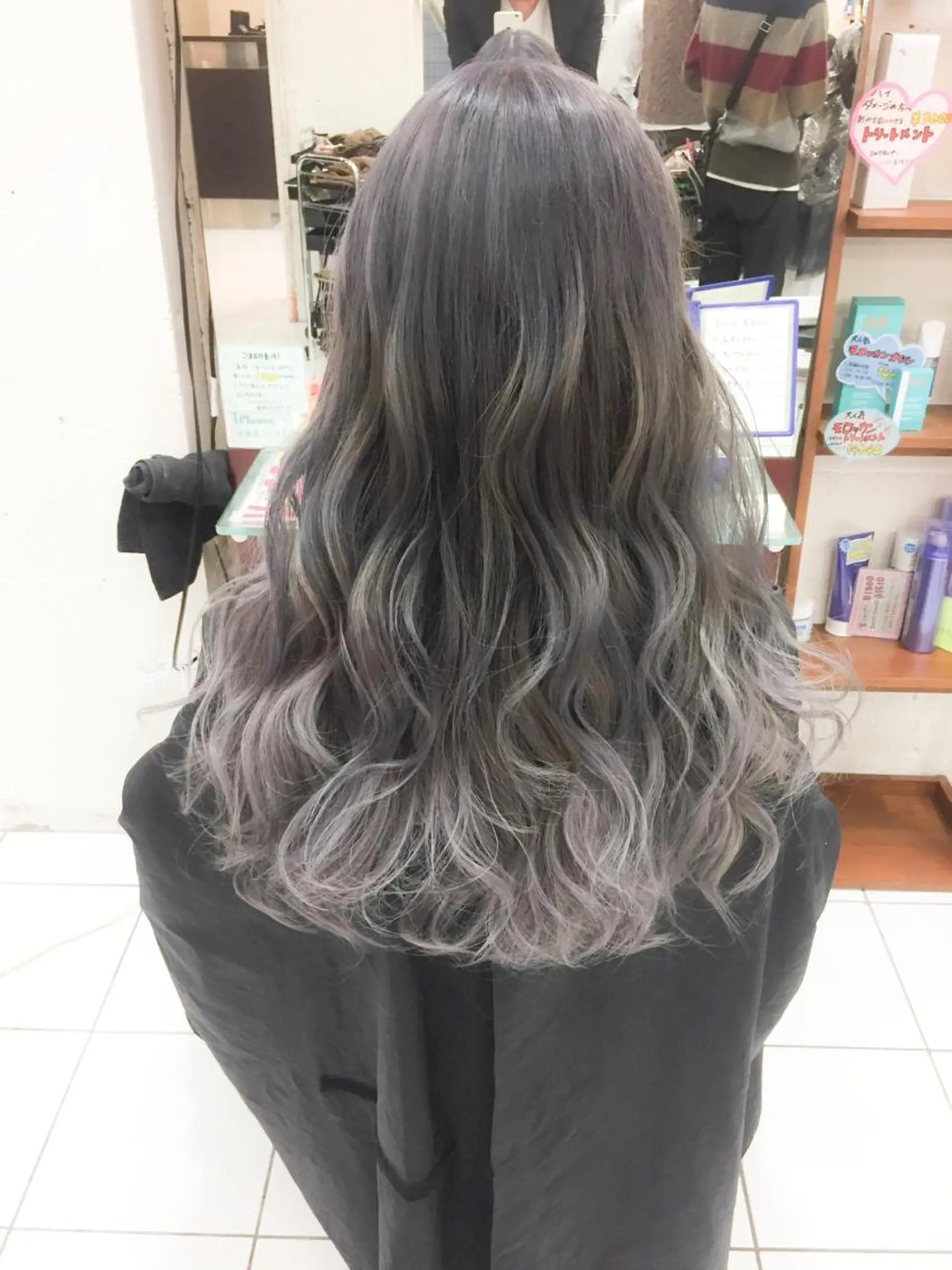 ロング カラー モテ髪透明感❤️ デイズヘアカラーのヘアスタイル