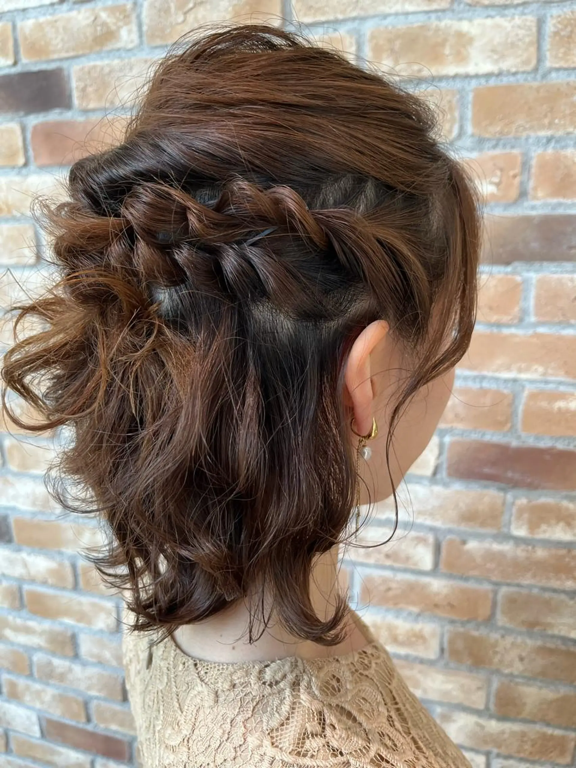 ミディアム LucksiMie ginza  明松のヘアスタイル