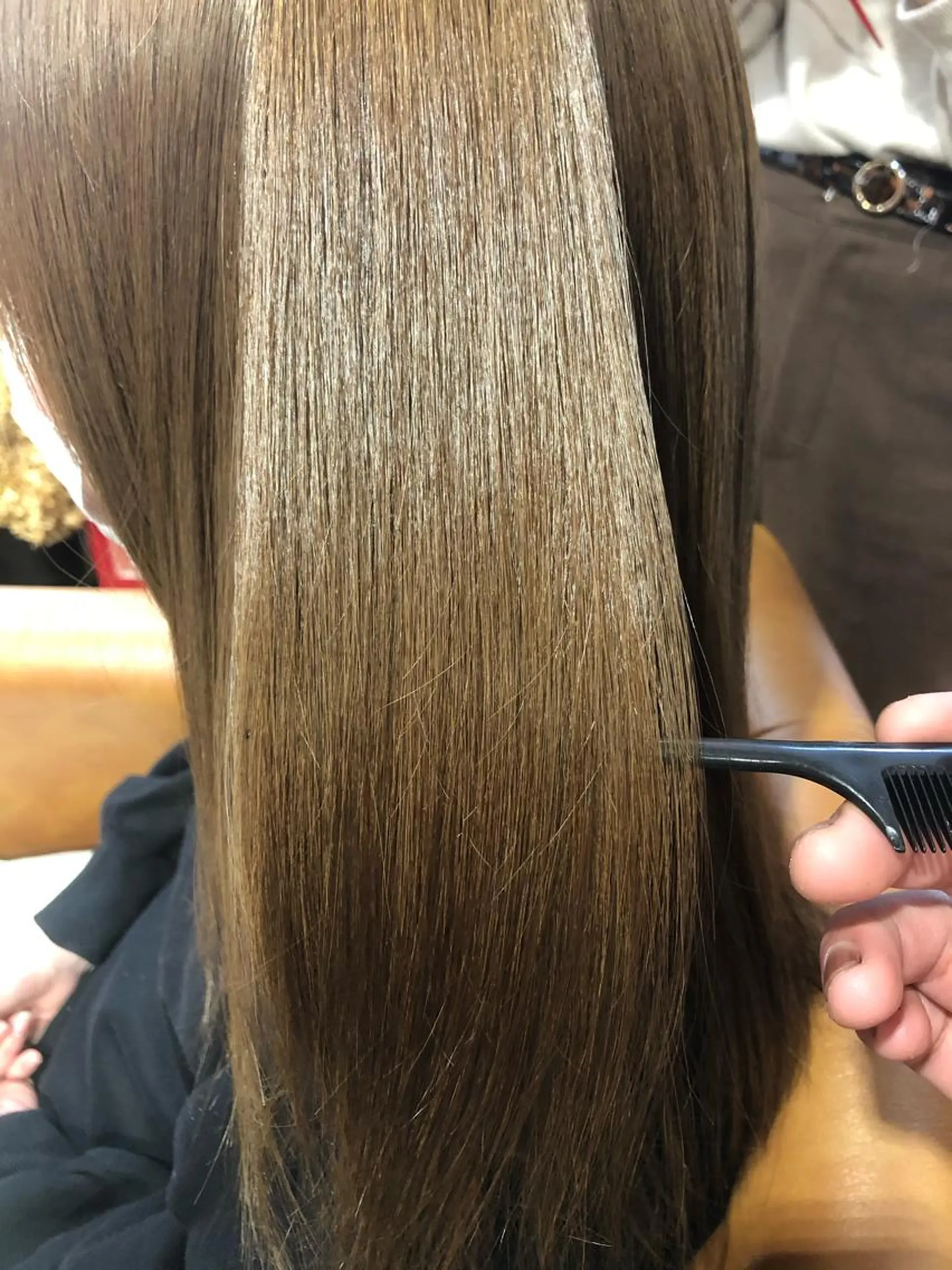 ミディアム 縮毛矯正 ナカオ ヤストシのヘアスタイル