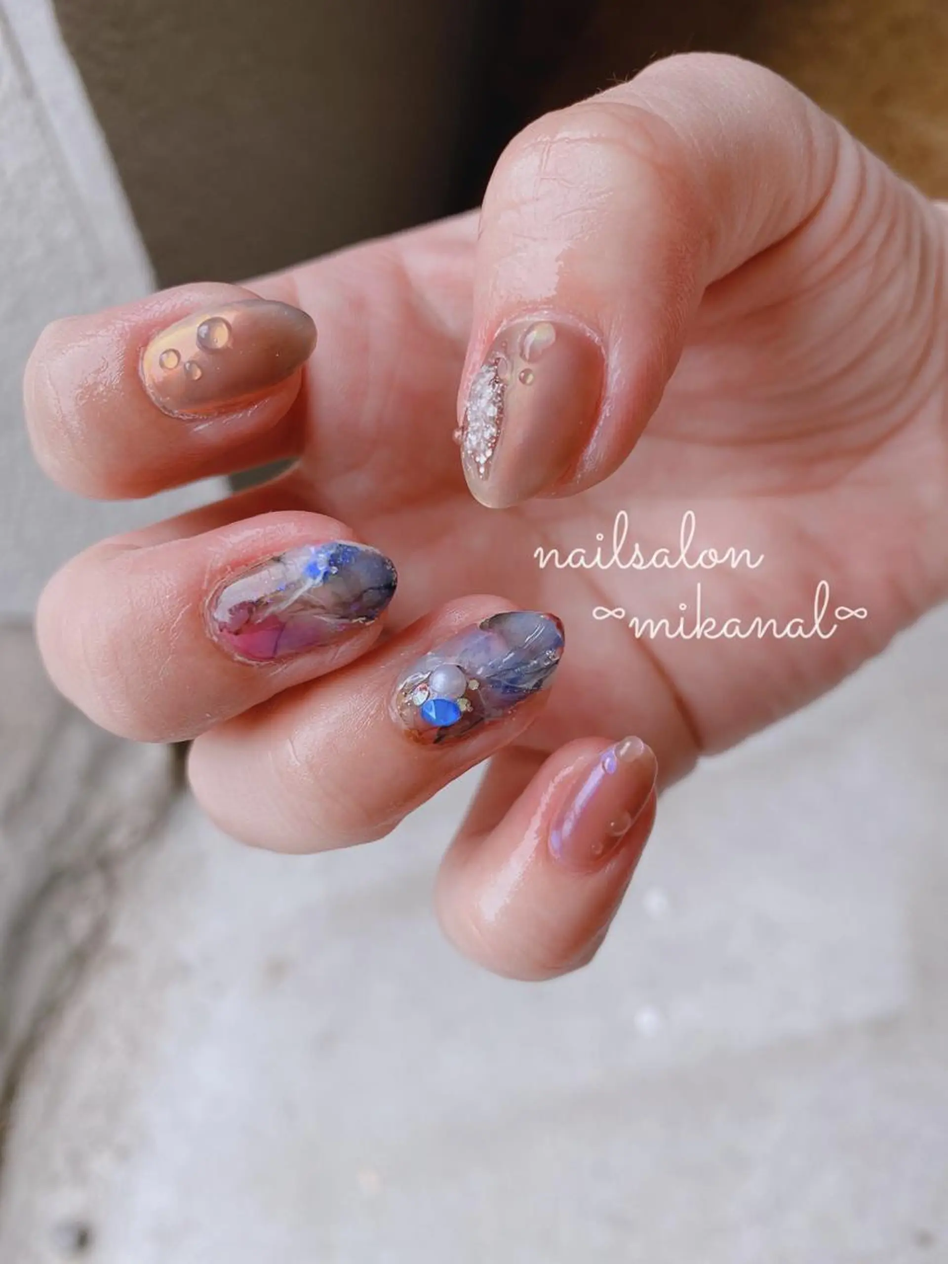 ネイル ハンドネイル nailsalon ∞ ﾐｶﾅﾙ ∞のネイルデザイン