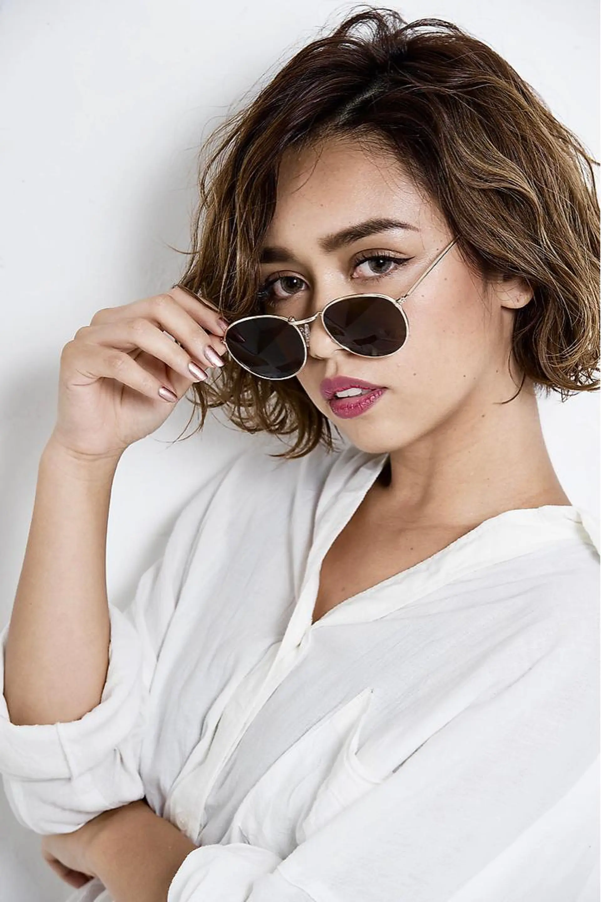 ミディアム ハイライト レイヤーカット PESCA(ペスカ)立川店所属・村松圭介 立川駅徒歩3分のヘアスタイル