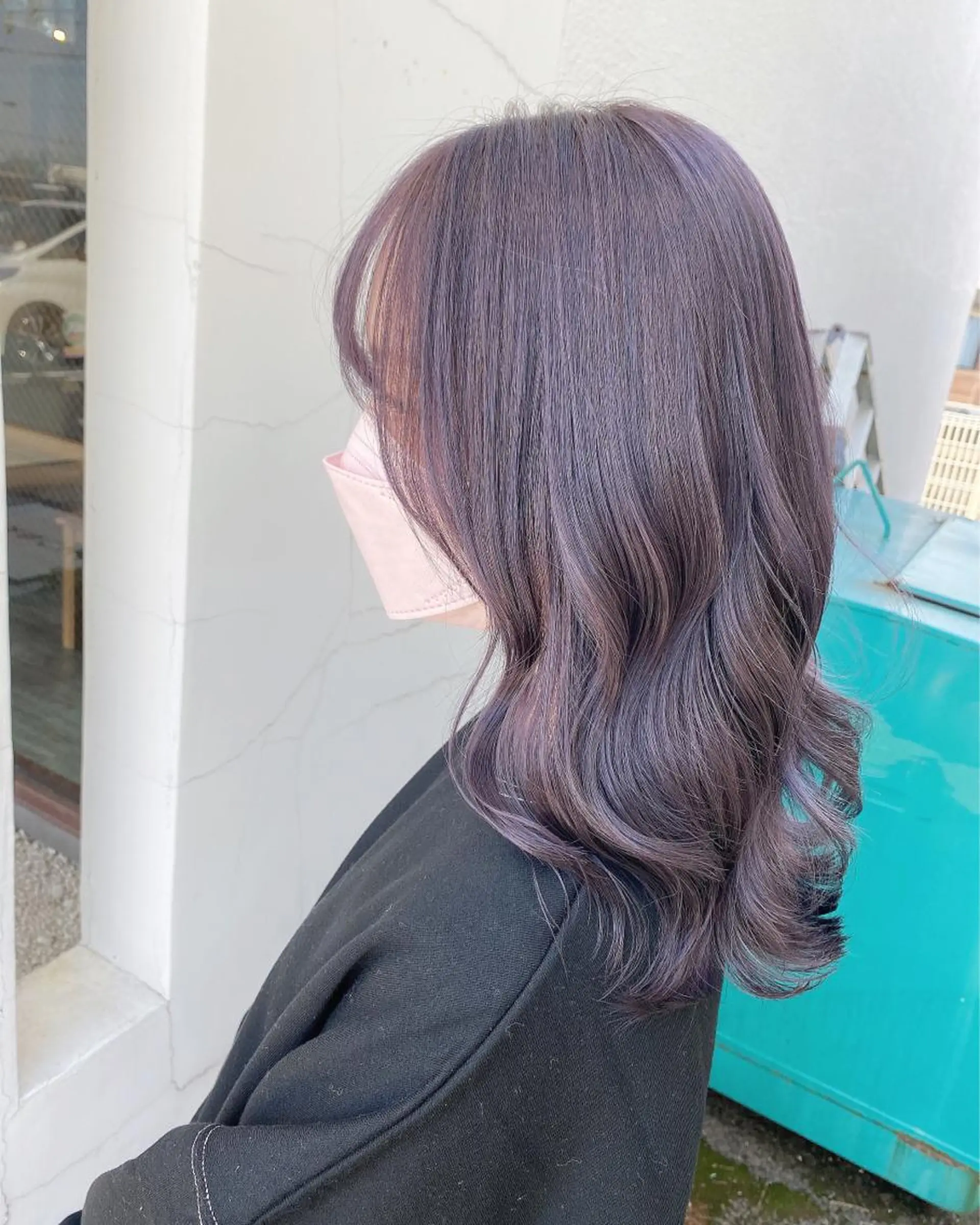 ミディアム ヘアカラー 具志 正太のヘアスタイル