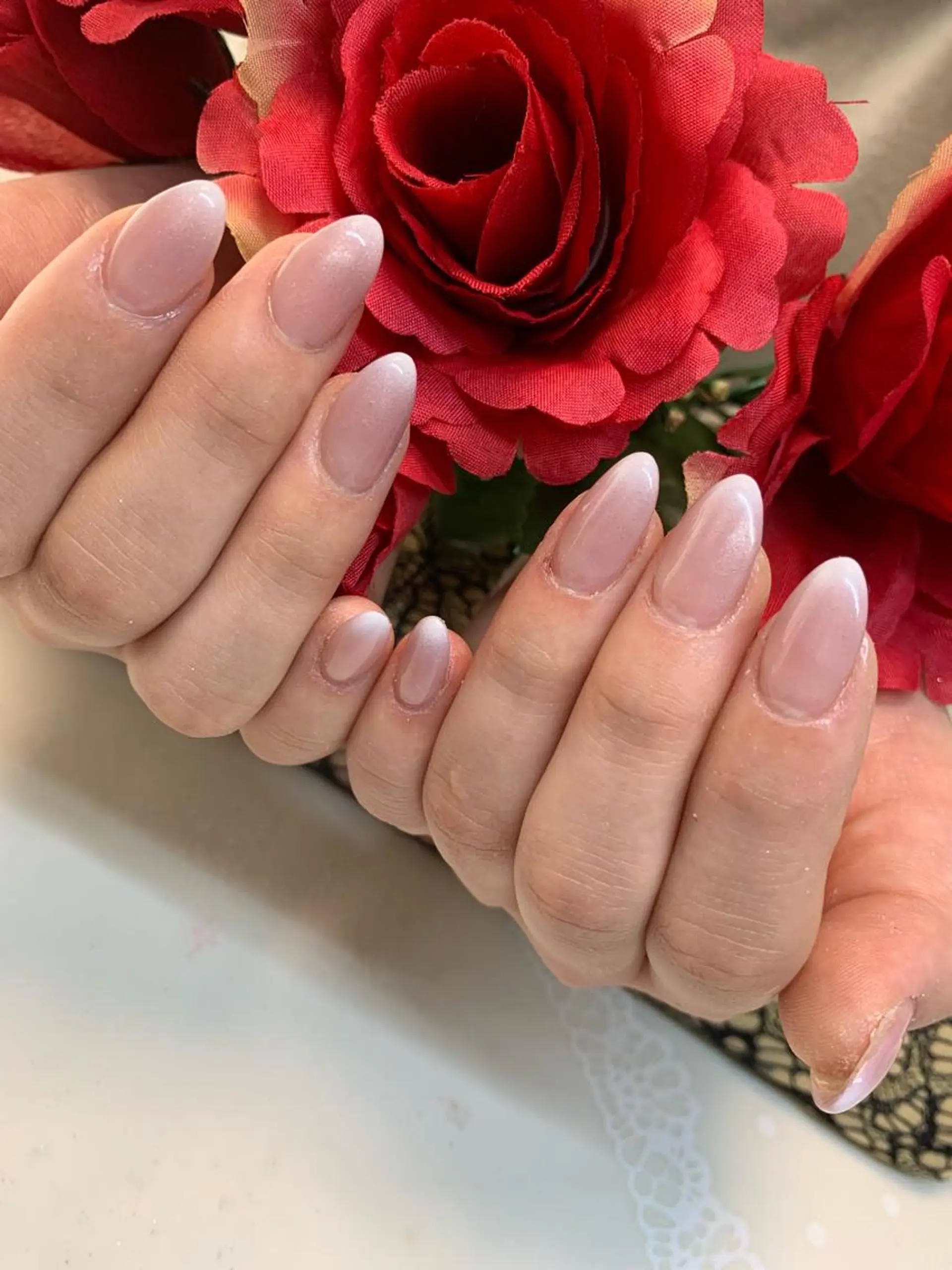 ネイル ジェルネイル グラデーション シンプルネイル Grazie AMOREのネイルデザイン