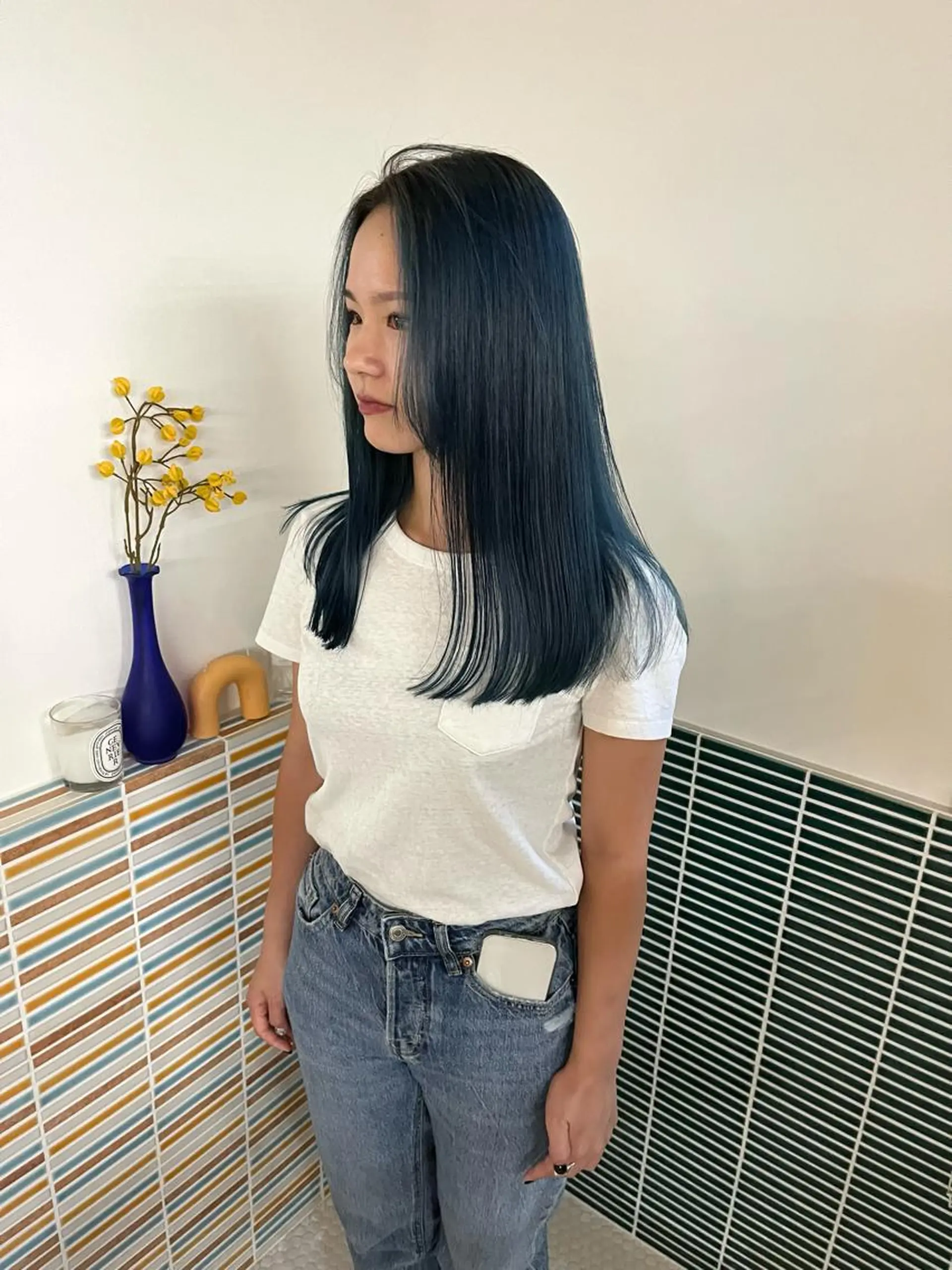 ロング カラー ブリーチ ヘアカラー トリートメント 🩷ハイトーン透明感 レイヤー🩷ユリカのヘアスタイル