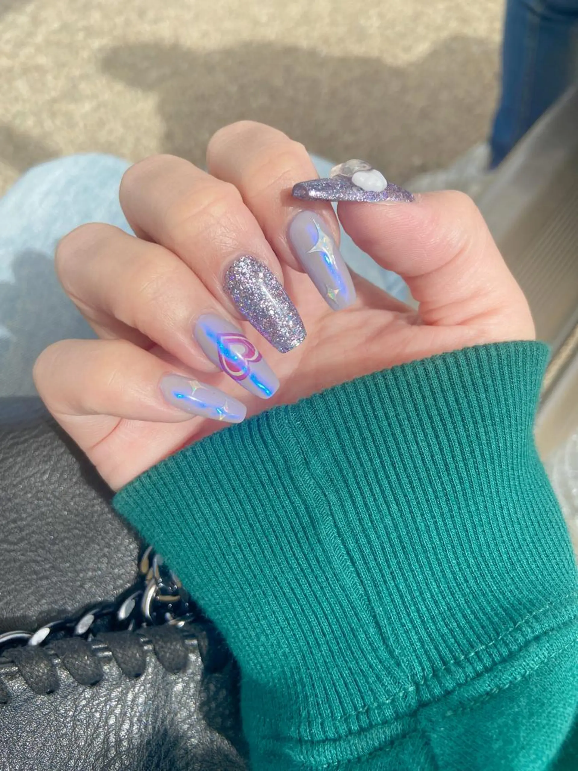 ロング ネイル 山崎 怜のネイルデザイン