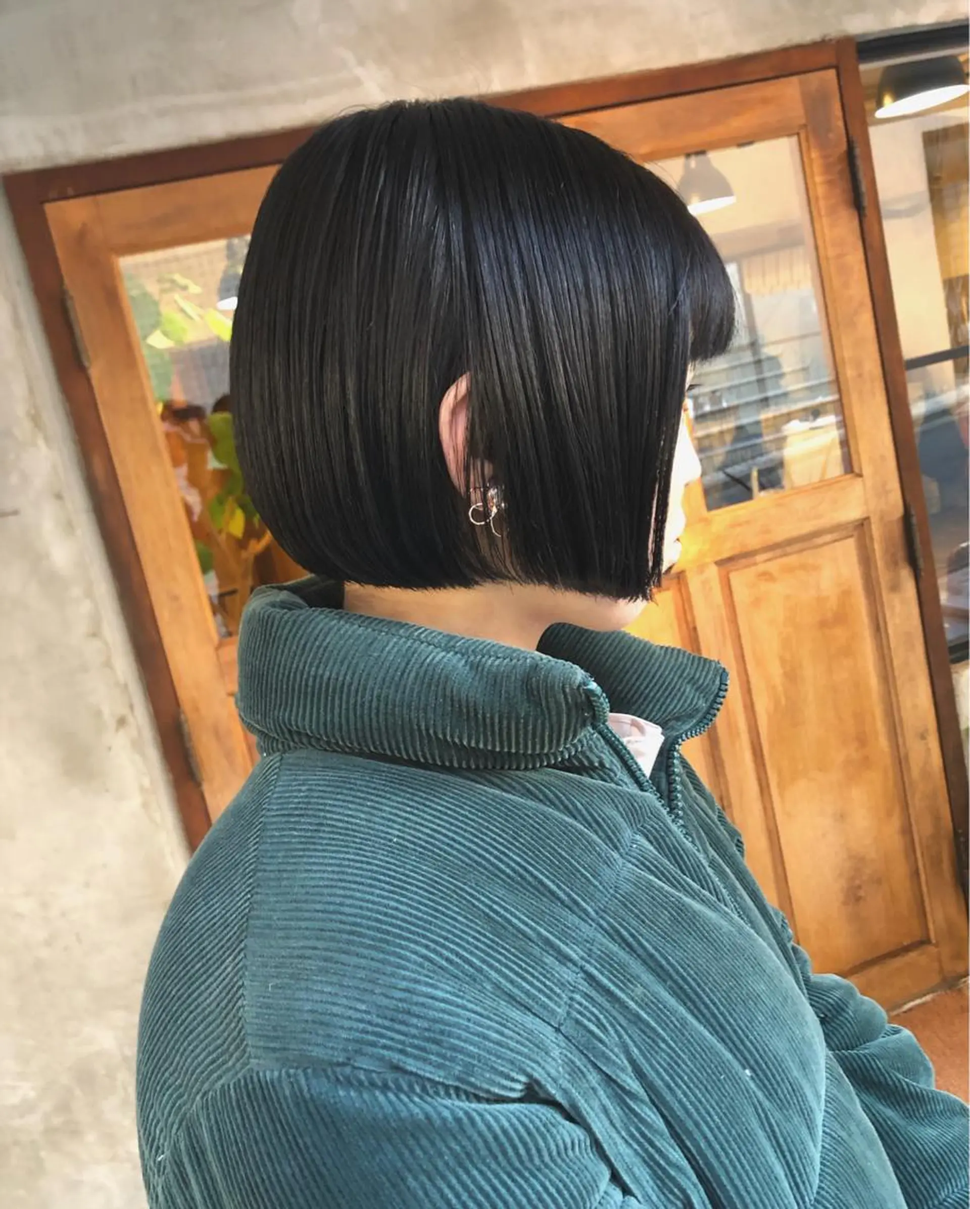 ミディアム カラー ブルーカラー ネイビーカラー ボブ 後藤 雅貴のヘアスタイル