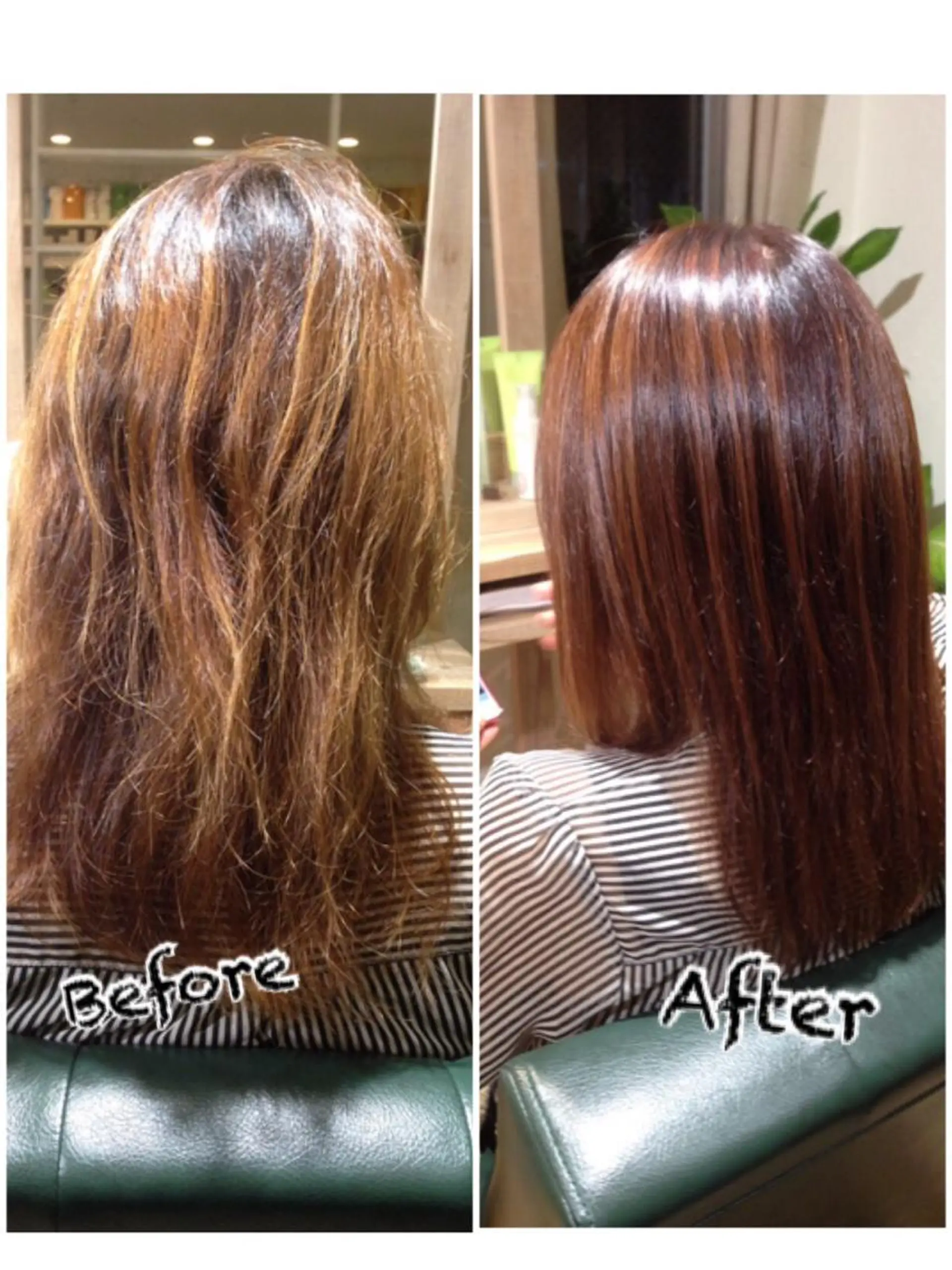 セミロング カット ヘアカラー 高橋 葵のヘアスタイル