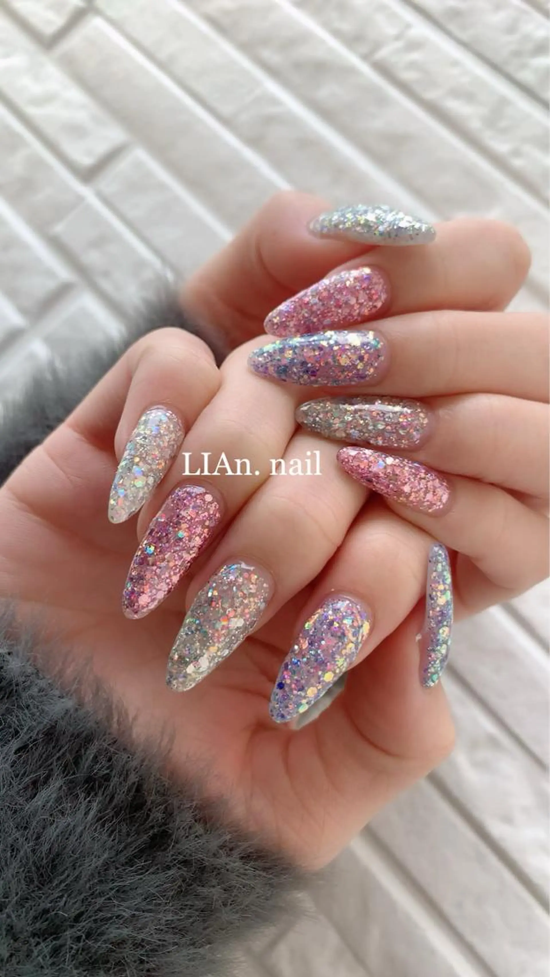 ネイル ロングネイル Lian nailのネイルデザイン
