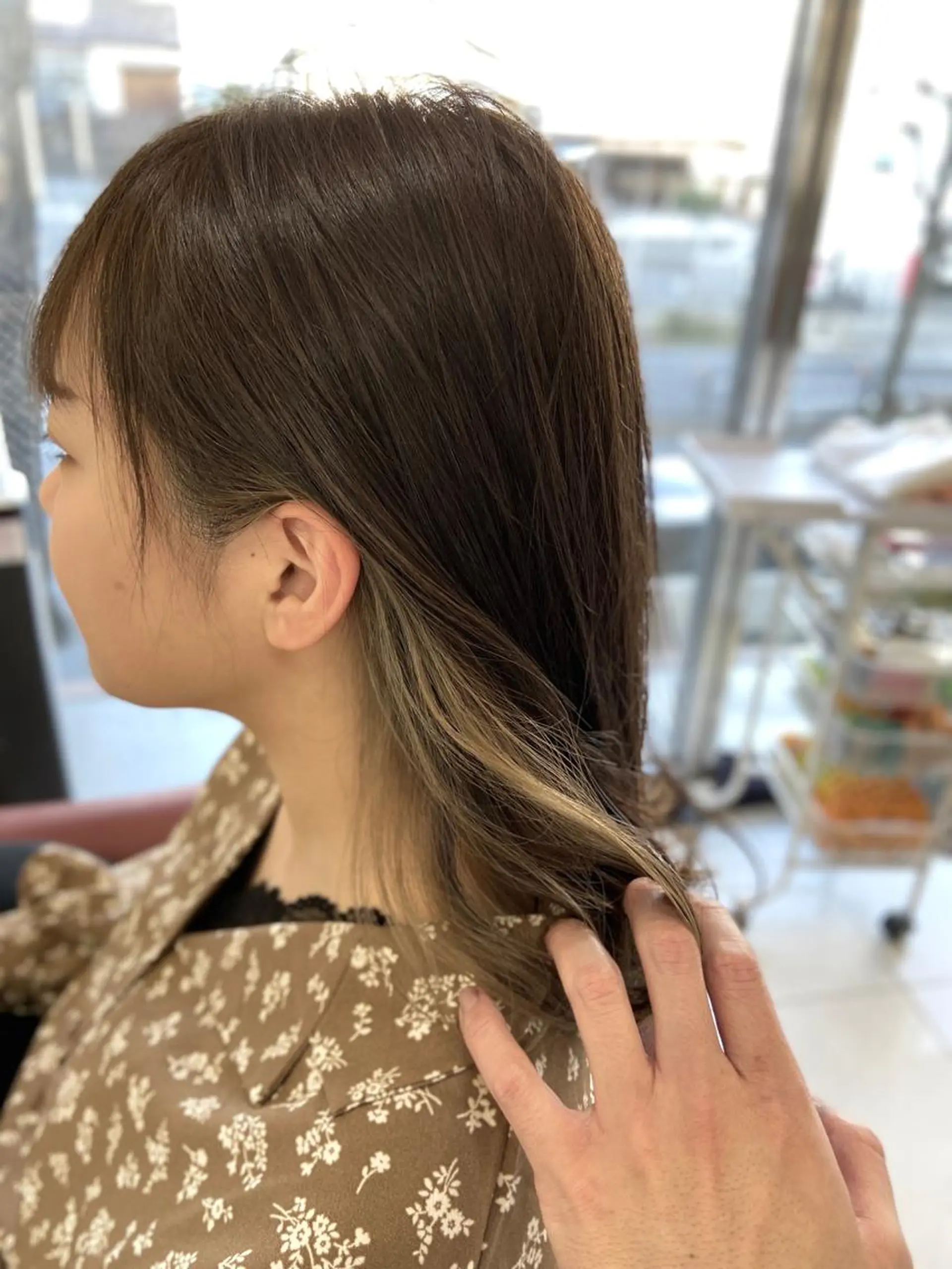 ミディアム カラー 【髪質改善×カラー】 QUALIS沓掛貴浩のヘアスタイル