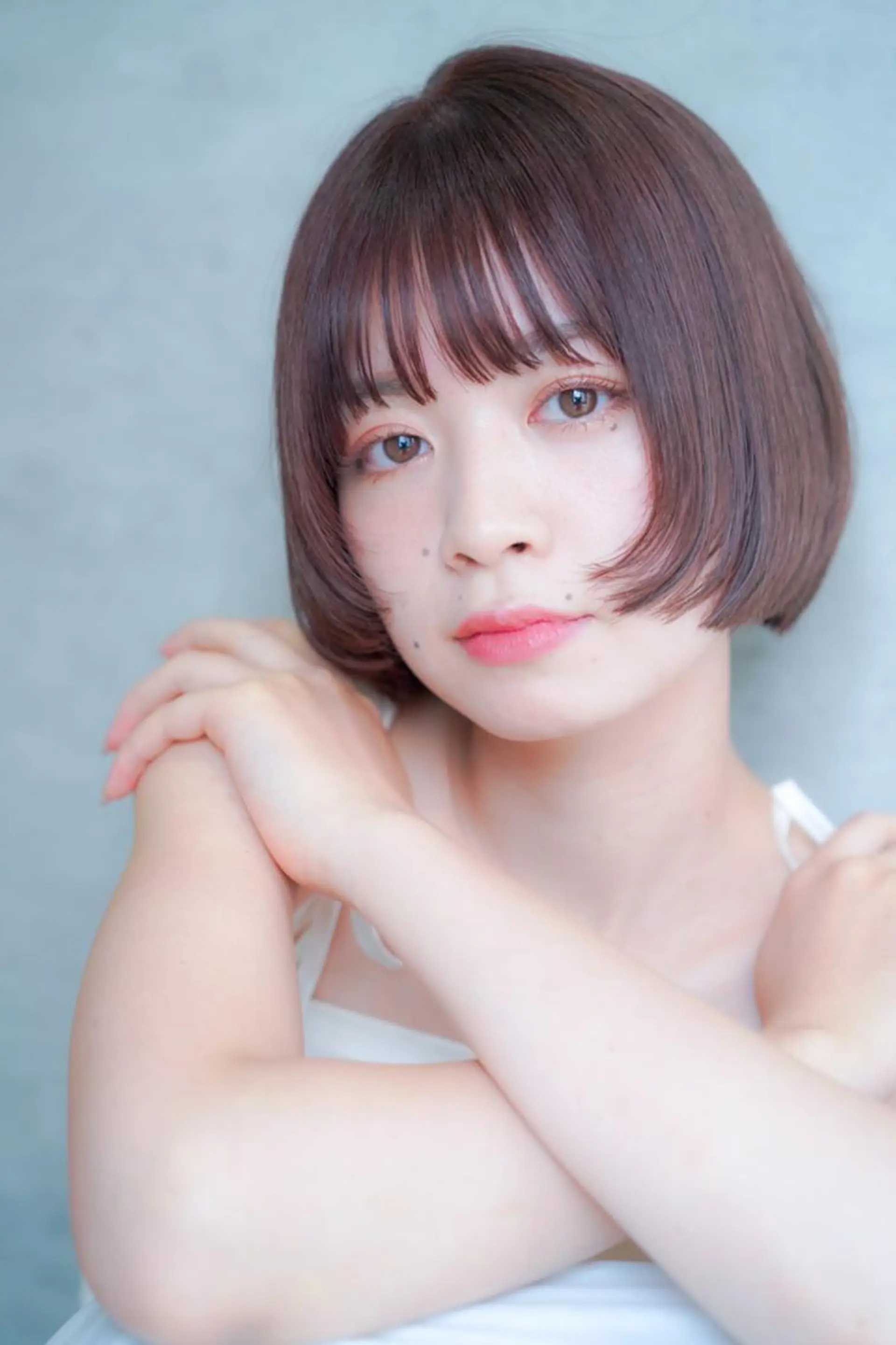 ミディアム メンズカットモデル 今川茉綾のヘアスタイル