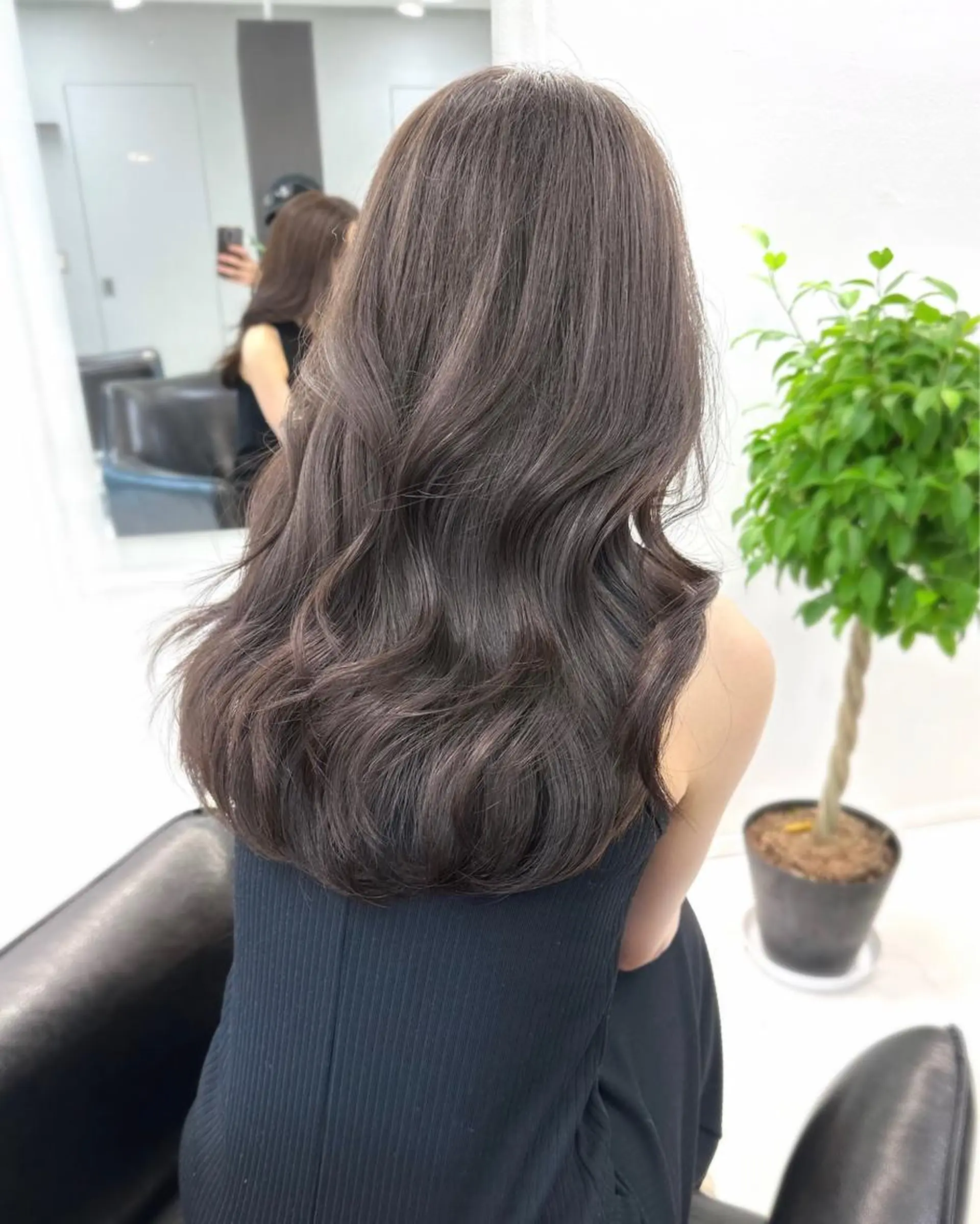 ミディアム カラー 韓国ヘア 店長NEGIのヘアスタイル