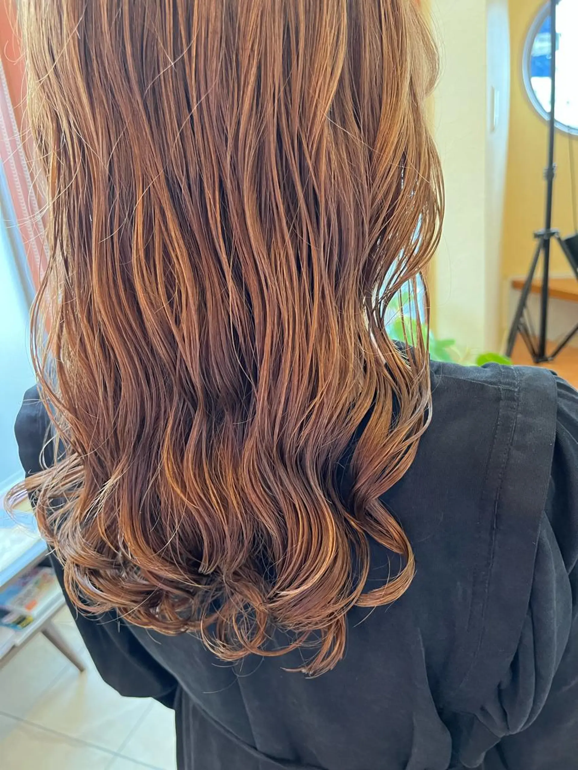 ロング パーマ カット パーマ 🌿ブルーモスク TOKYO🌿のヘアスタイル