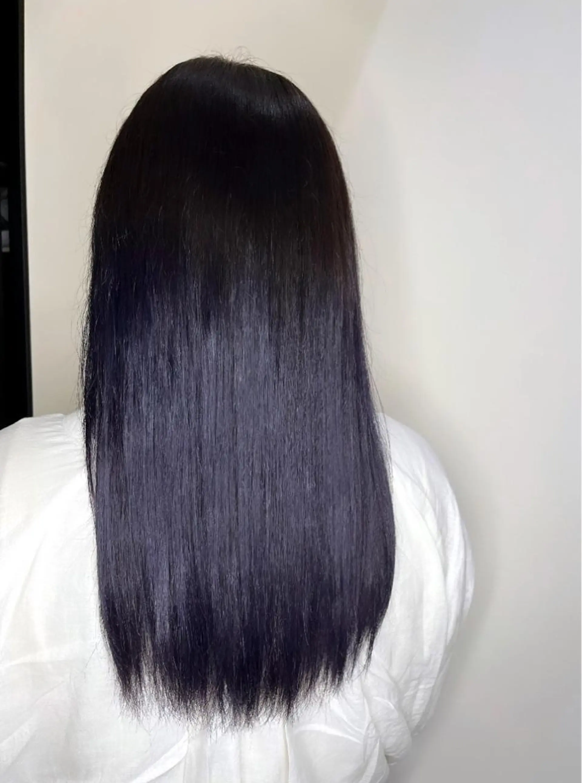 ロング カラー ヘアアレンジ アッシュ パープルカラー ヘアカラー ハイトーンカラー 🦋yuri🦋のヘアスタイル