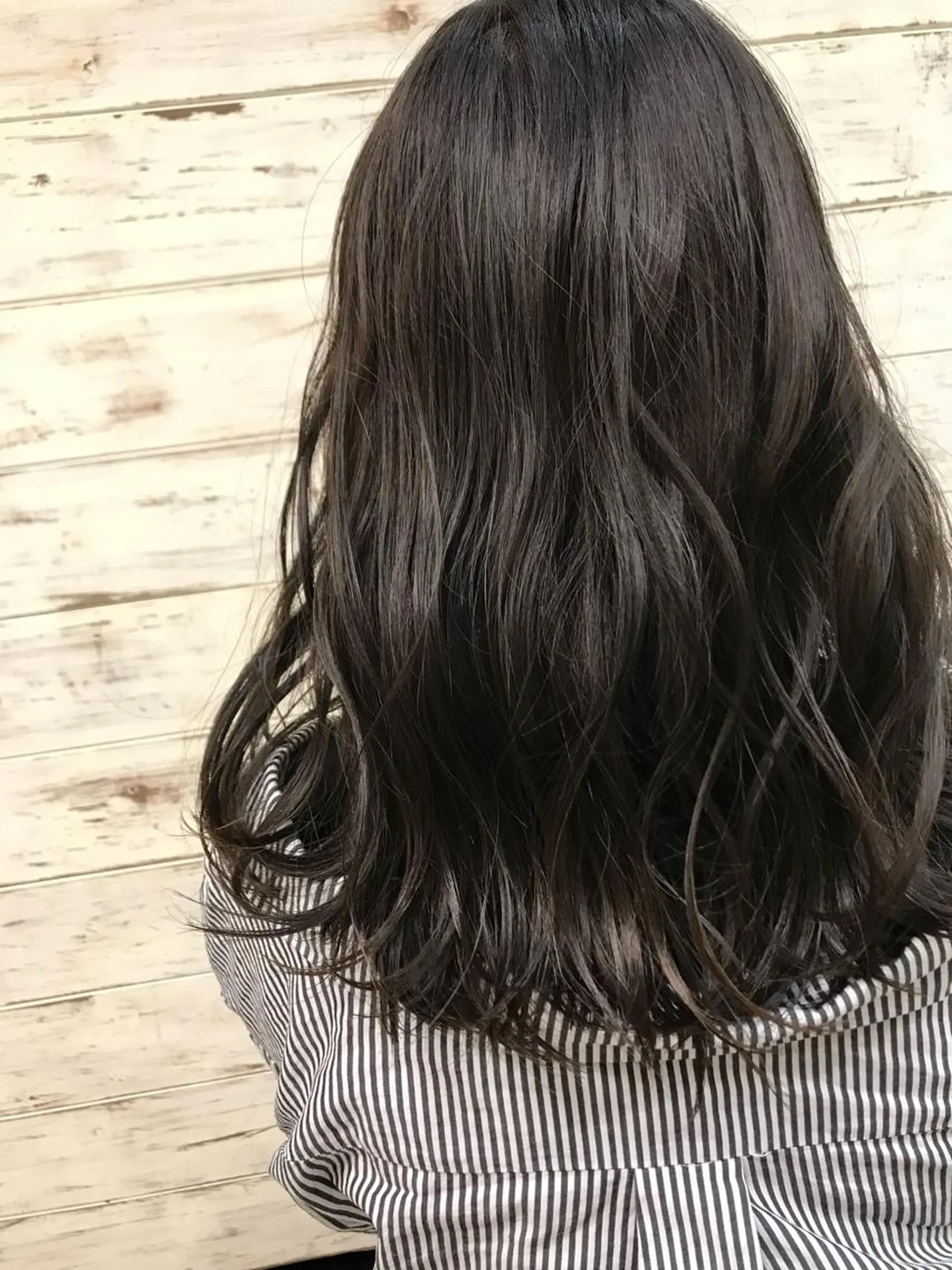 セミロング カラー パーマ 日比 貴大/ minim hairのヘアスタイル