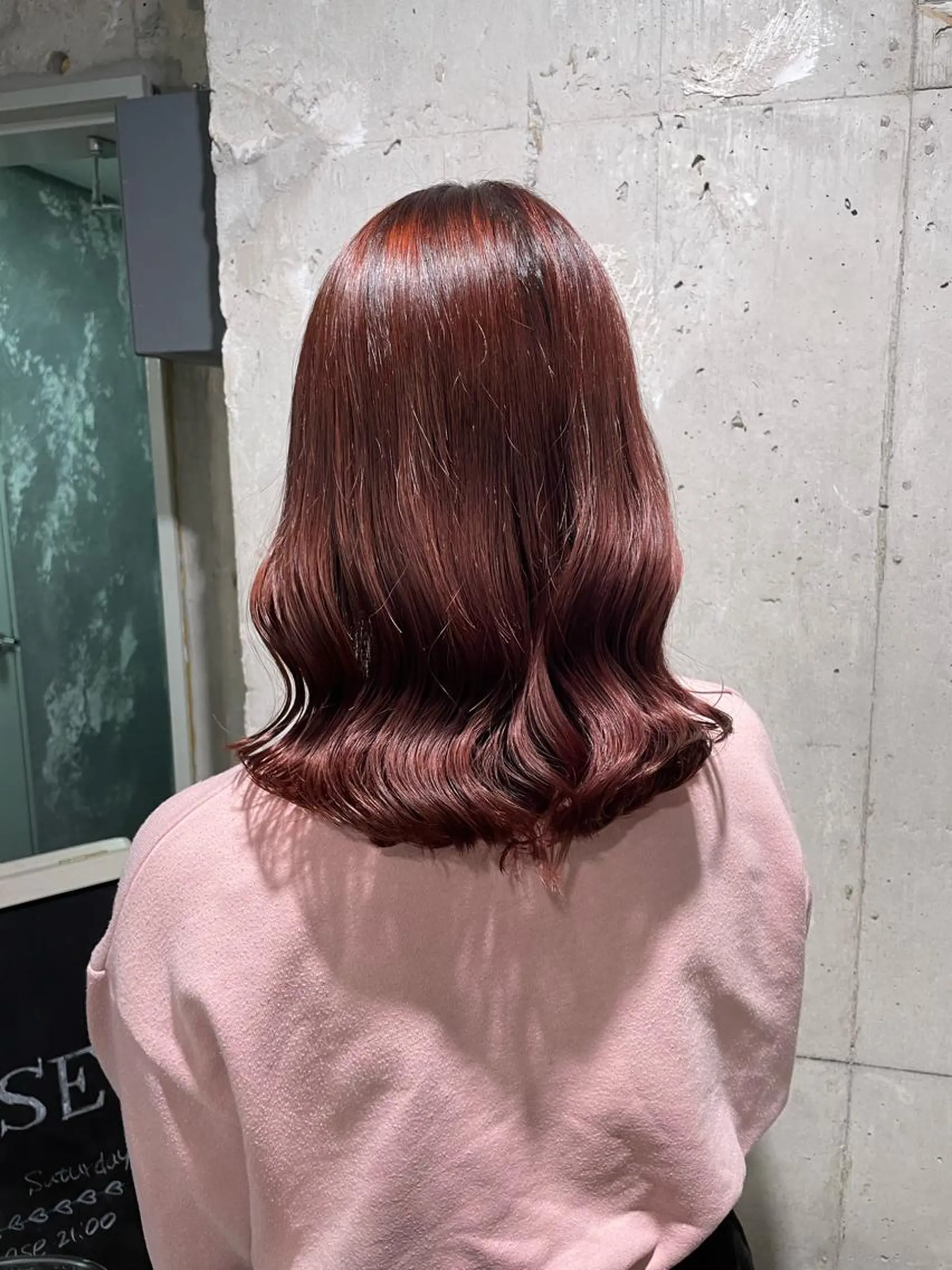 ミディアム カラー ヘアカラー トリートメント ヘアセット 赤み消しカラー 🍀JUNKIのヘアスタイル