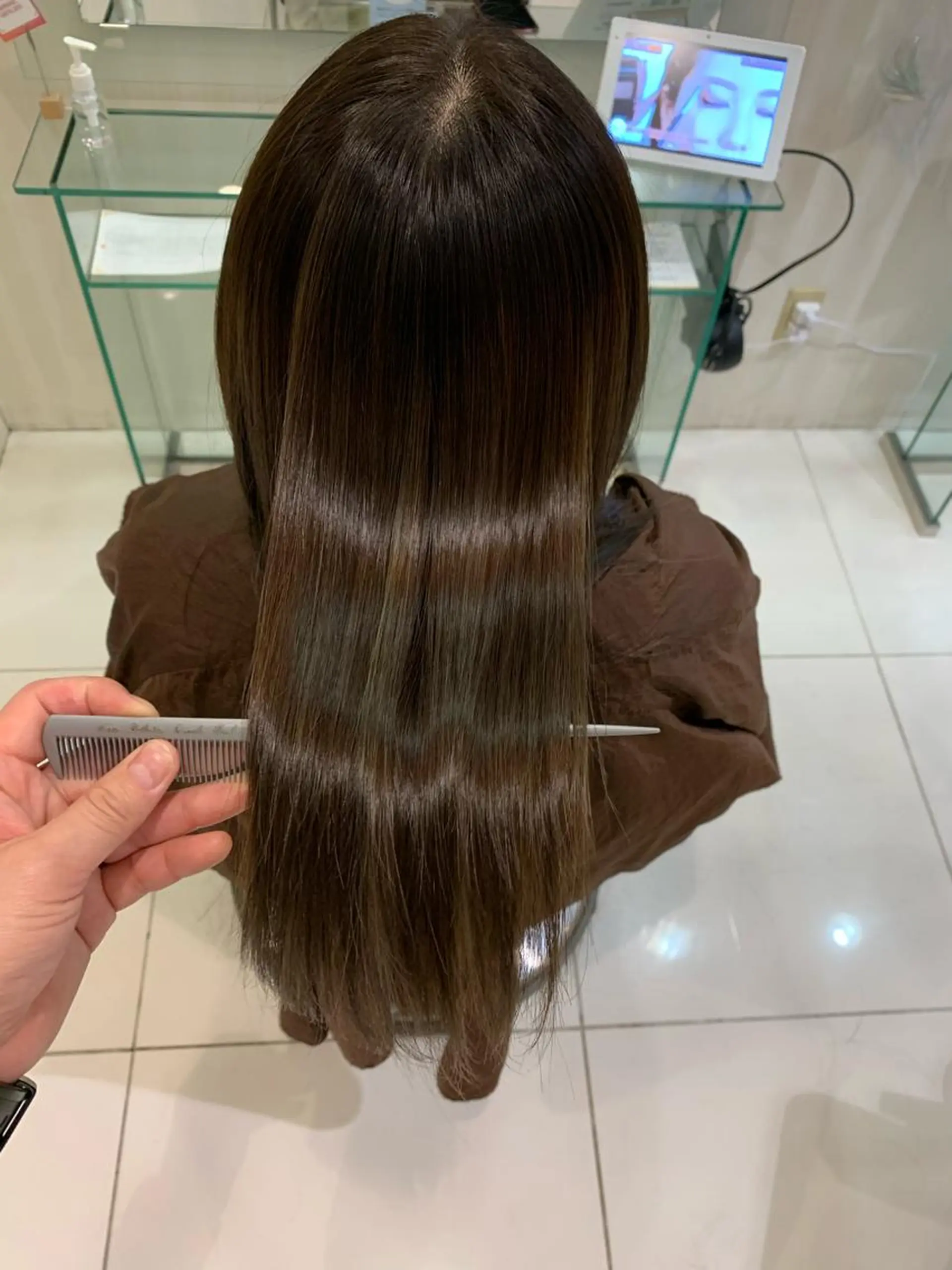 ロング 縮毛矯正/髪質改善 EARTH髙橋のヘアスタイル