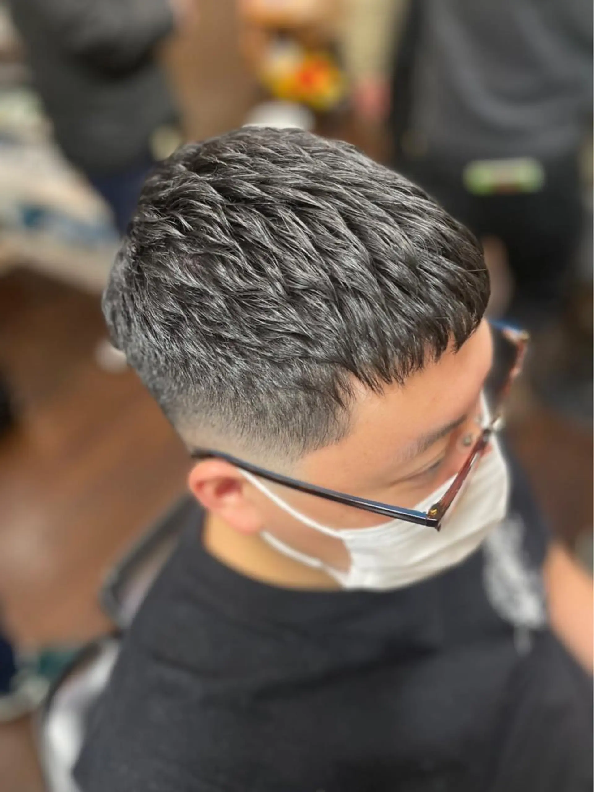 ショート メンズ カット 銀座バルビエグラン 角田雅樹（夜限定）のヘアスタイル