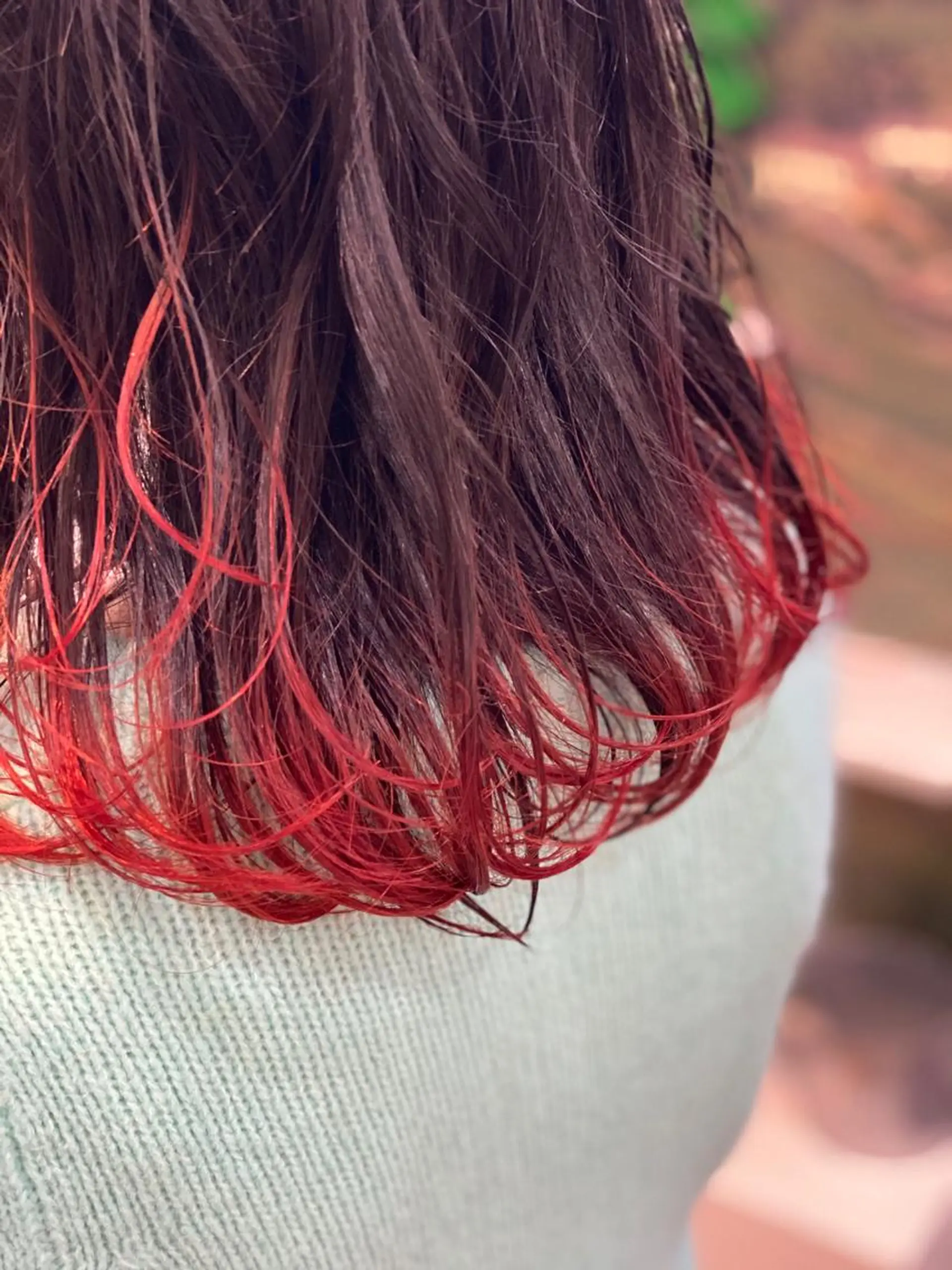 カラー レッドカラー ヘアカラー SALOWIN栄 高須大貴のヘアスタイル