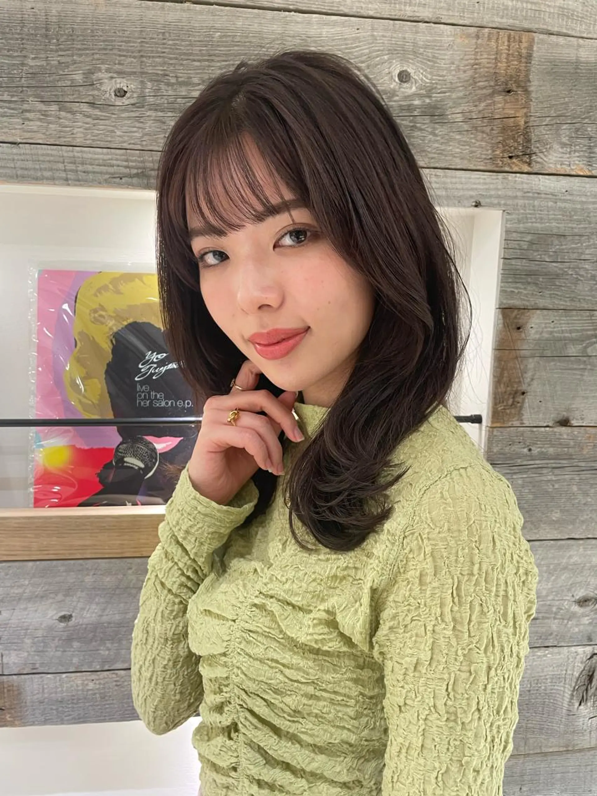 セミロング カラー くびれヘア カット ヘアカラー トリートメント 卒業式受付中🌻 肥田亜沙美のその他イメージ