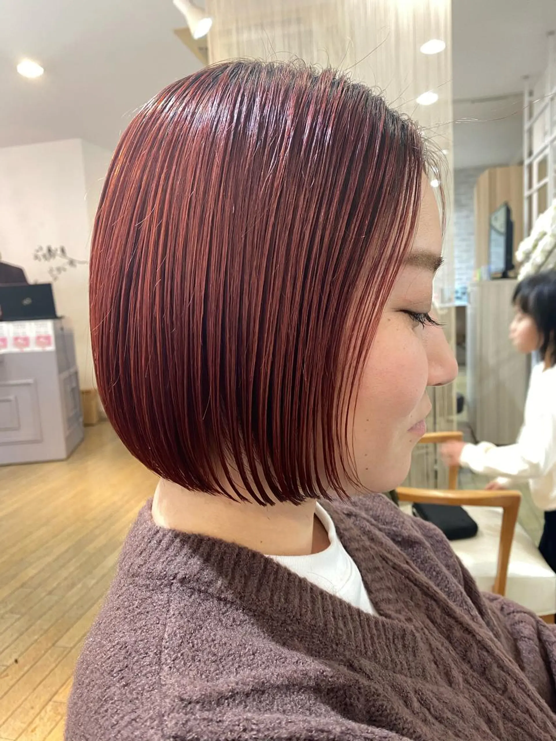 ショート カラー 奥秋 理紗　sai xのヘアスタイル