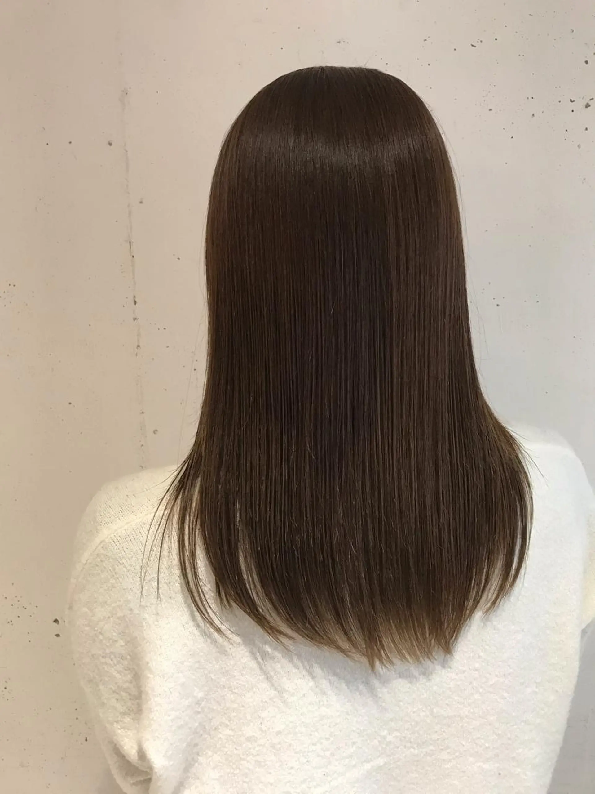 セミロング 韓国ヘア 山本勝志のヘアスタイル