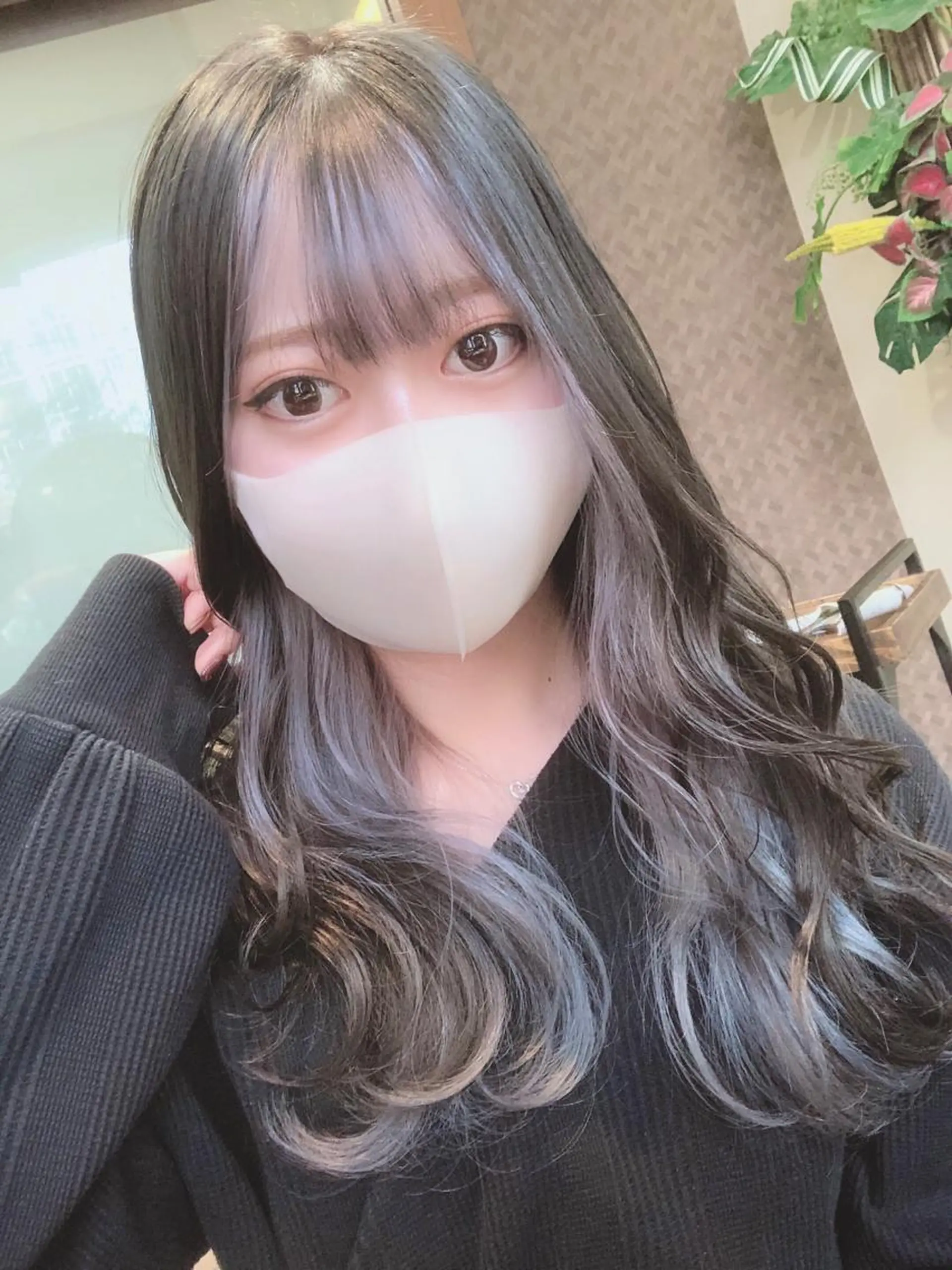 ロング ヘアカラー トリートメント 💓シールエクステ ルミエールのヘアスタイル