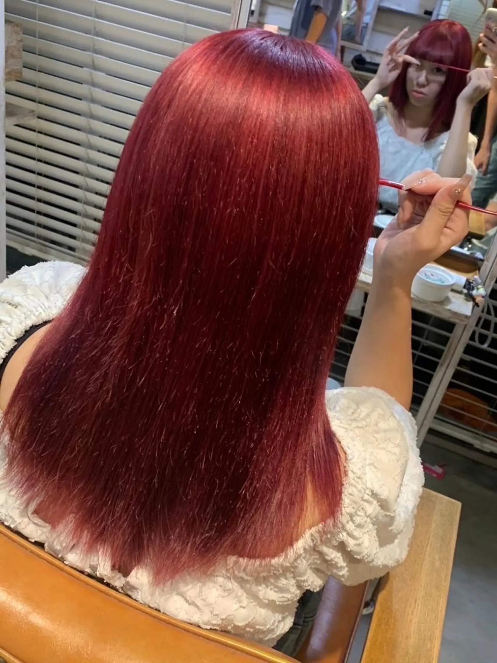 ショート ハイトーンカラー が絶対可愛い✨泰聖✨のヘアスタイル