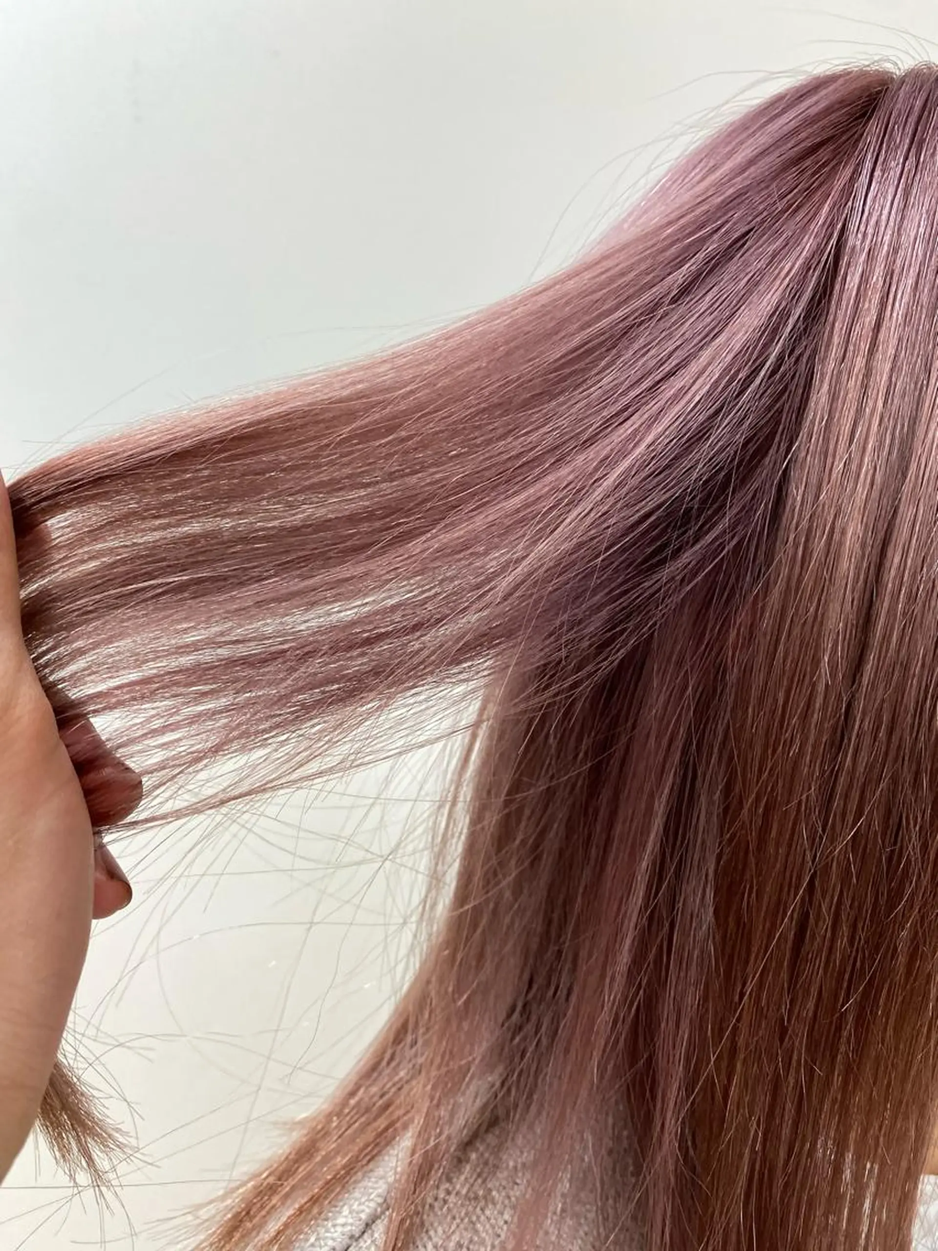 ミディアム カラー ヘアカラー トリートメント ハイトーン/ウルフ /レイヤー/坂野幸伸のヘアスタイル