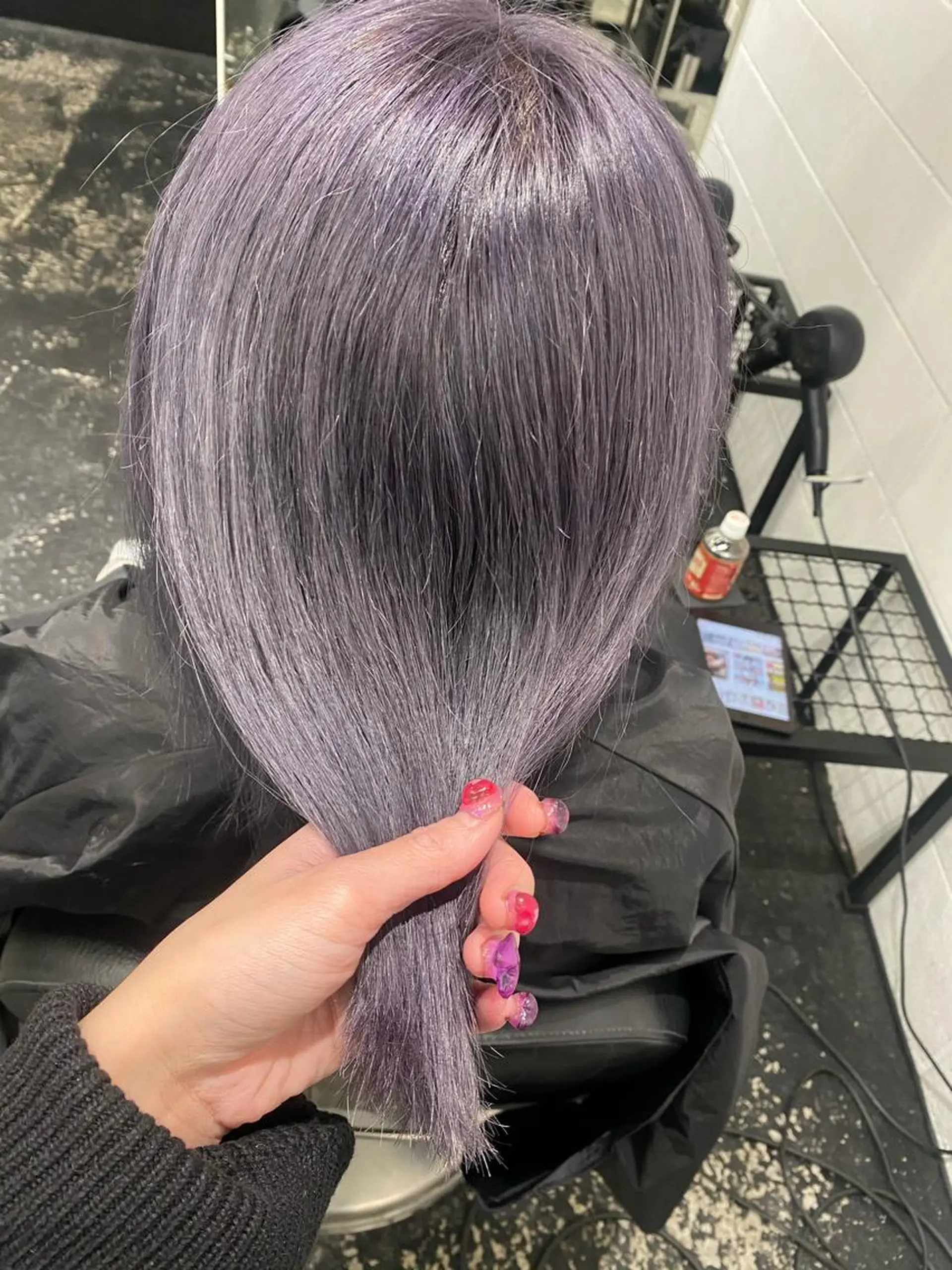 セミロング ヘアカラー トリートメント サイレント美容師 アイリィのヘアスタイル
