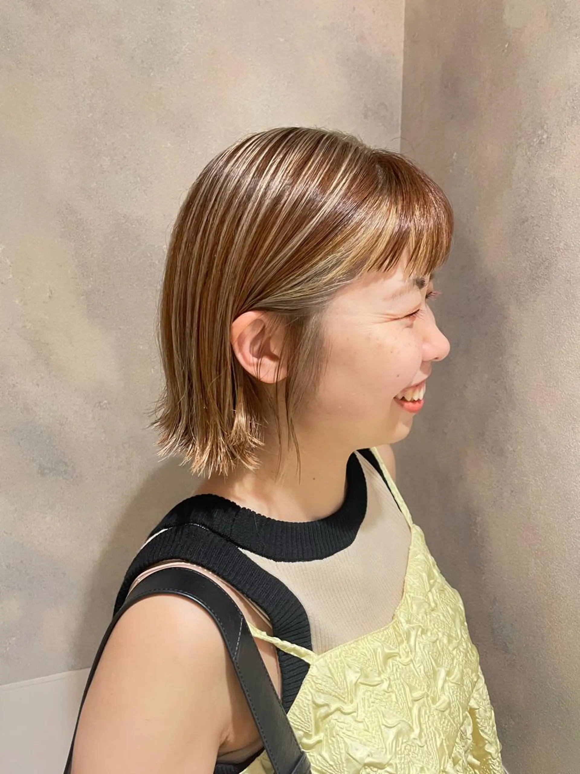 ショート カラー ヘアカラー 松永 梨央のヘアスタイル