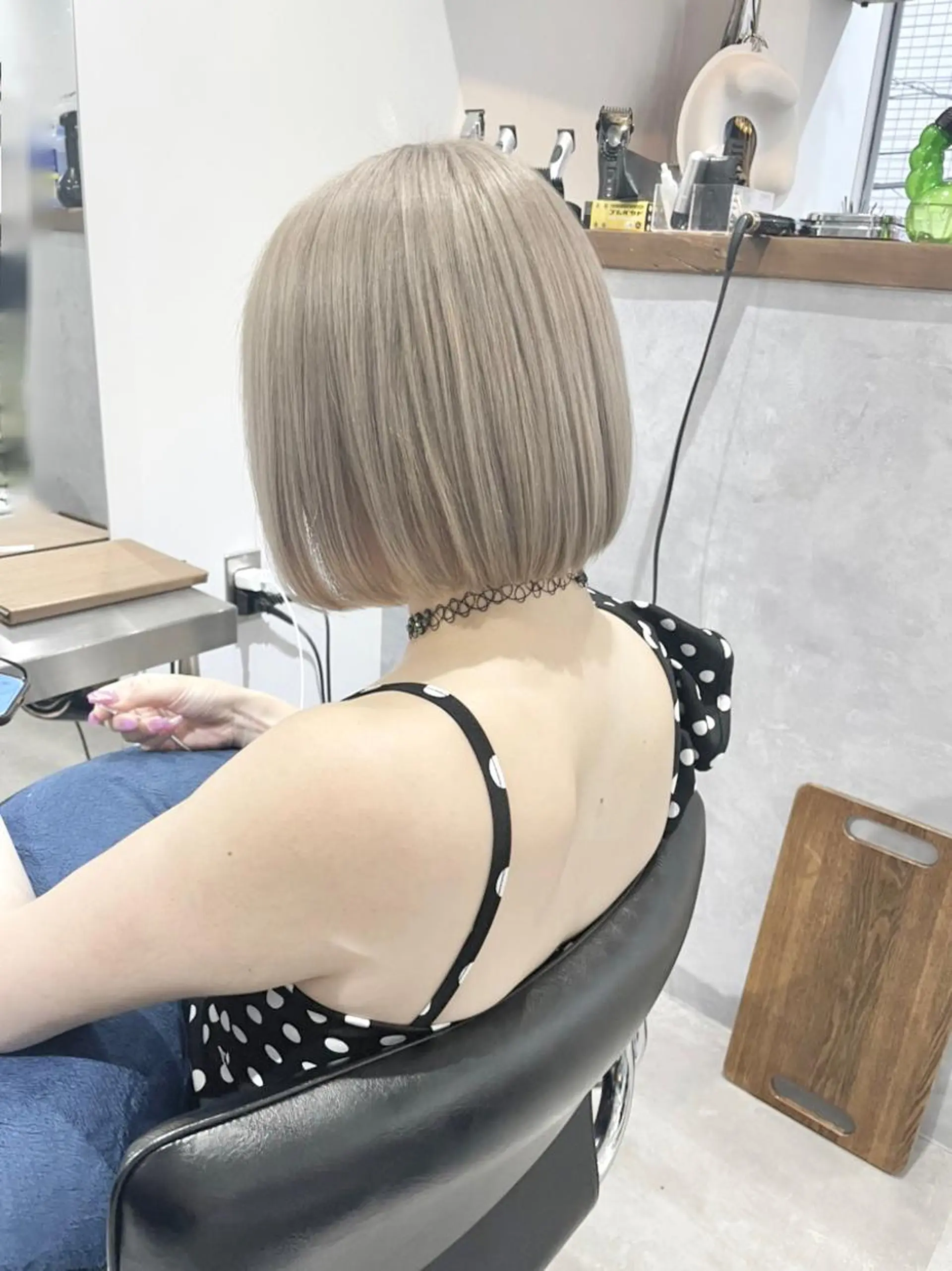 ショート カラー 圧倒的なケアブリーチ /髪質改善🩵松田のヘアスタイル