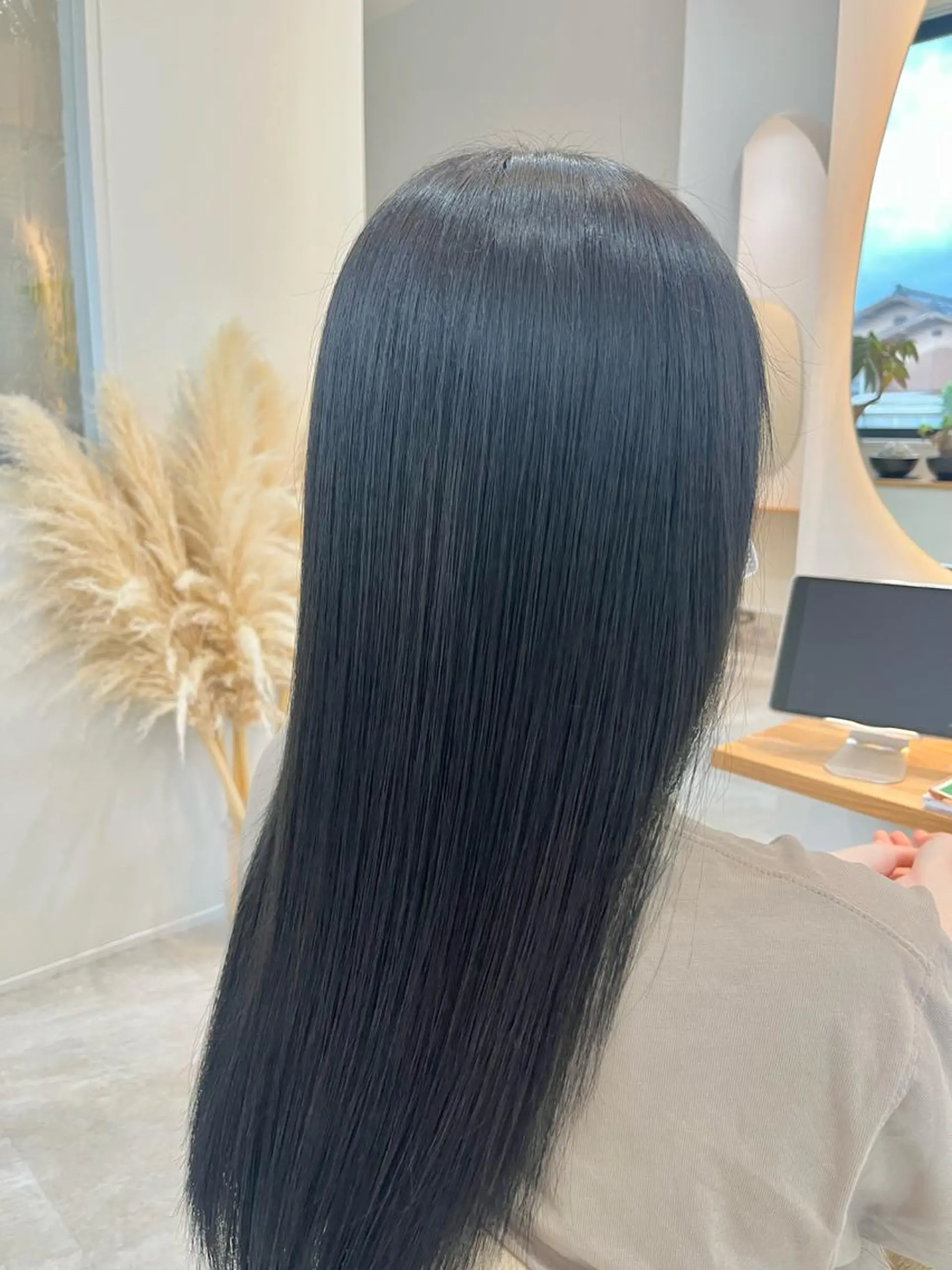 ロング 髪質改善 ヘアカラー トリートメント 加藤 明香里のヘアスタイル