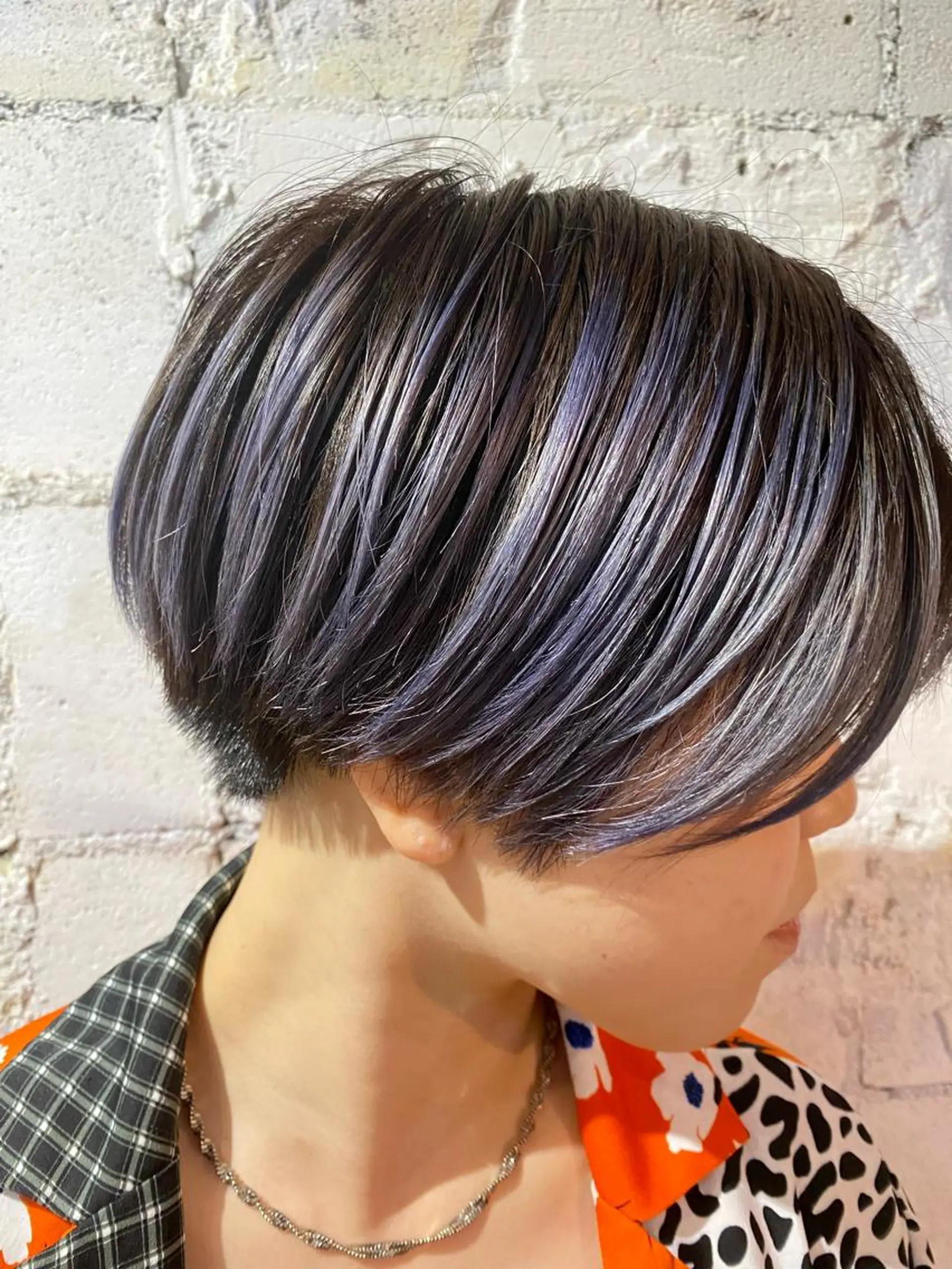 ショート カラー カット トリートメント 【韓国レイヤー特化 ハッシュカット】のヘアスタイル